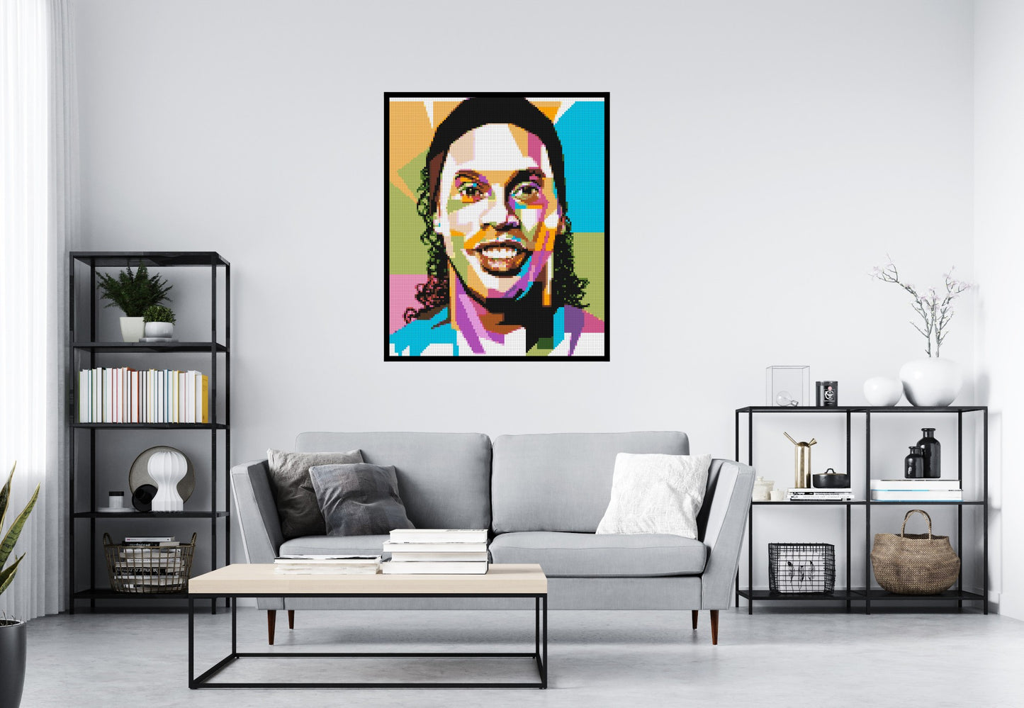 Ronaldinho Gaúcho - Brick Art Mosaic Kit 5x6 large