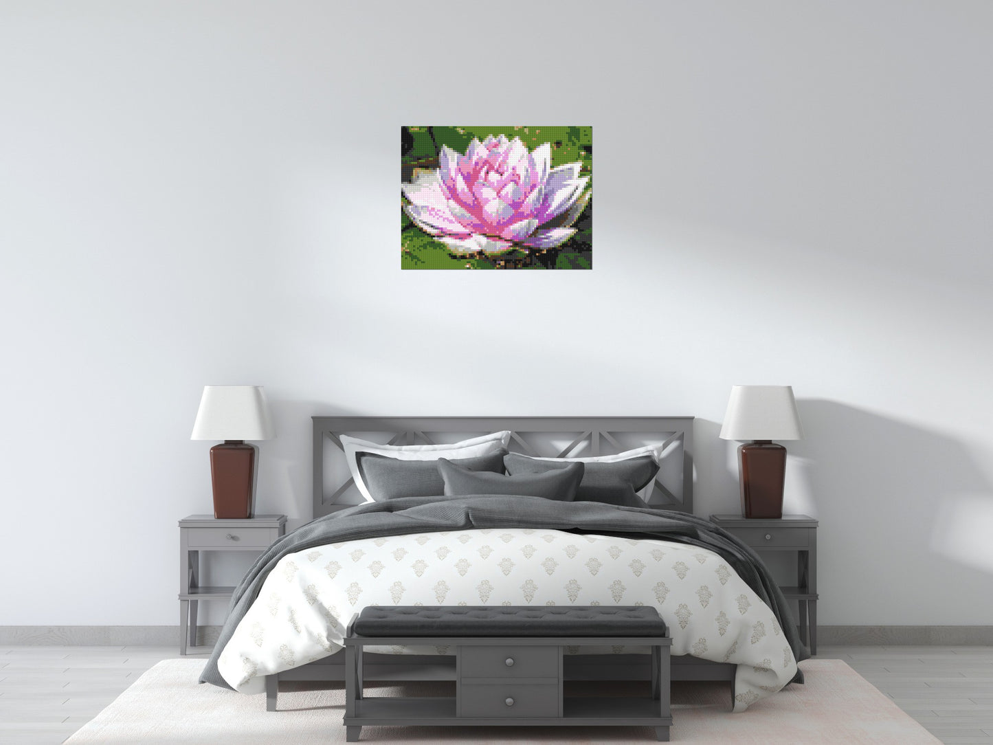 Water Lily - Brick Art Mosaic Kit 4x3 large
