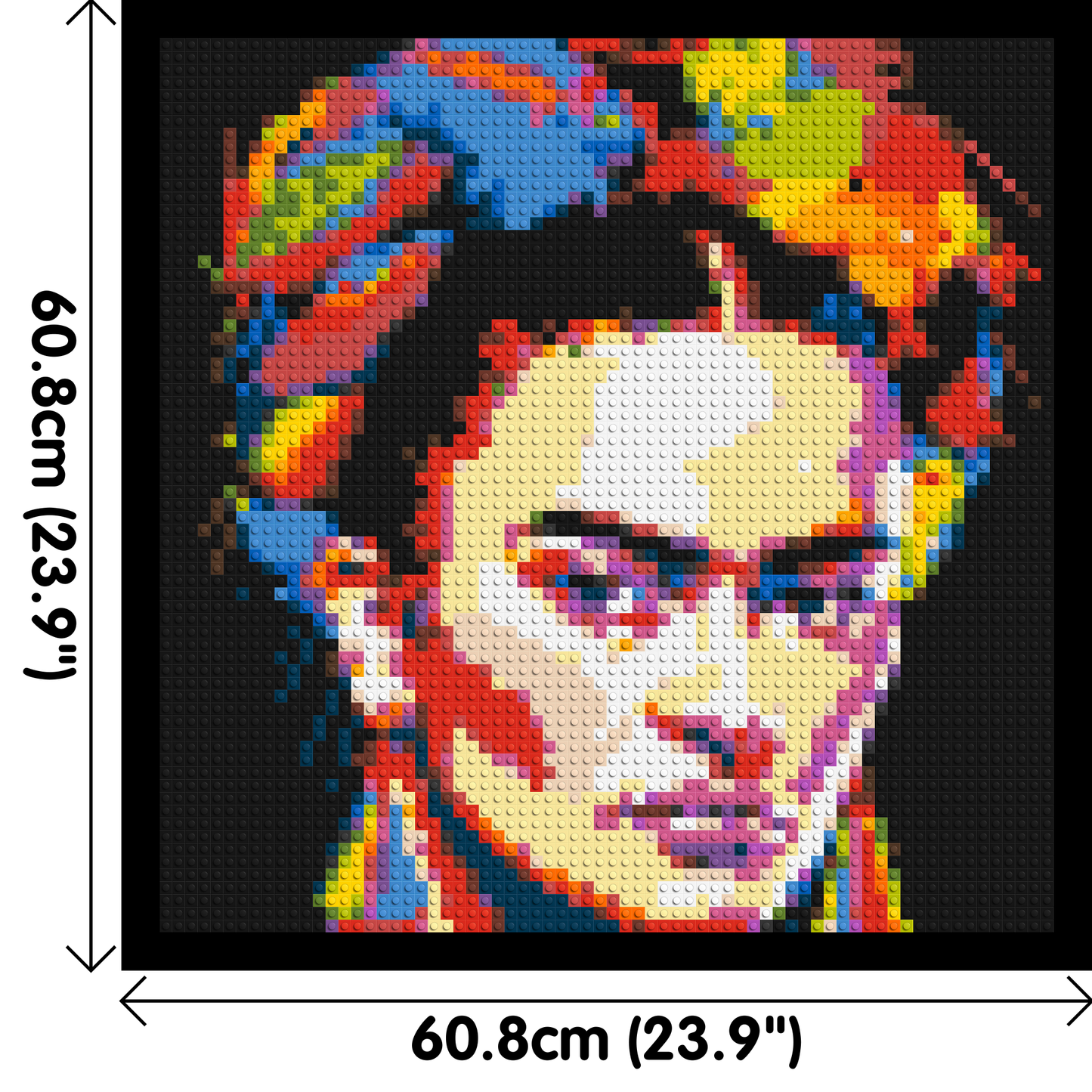 Frida Kahlo - Brick Art Mosaic Kit 3x3 large