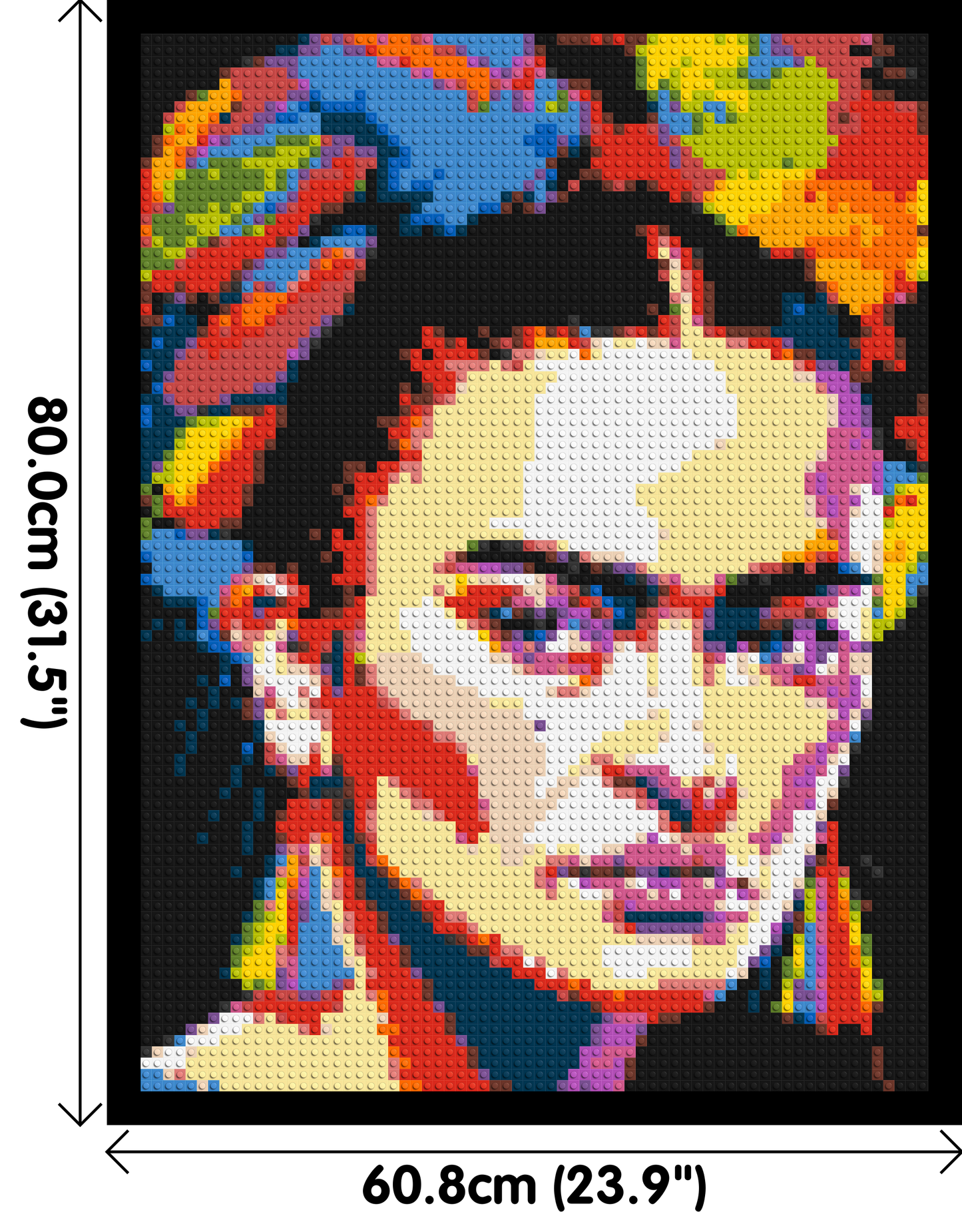 Frida Kahlo - Brick Art Mosaic Kit 3x4 large