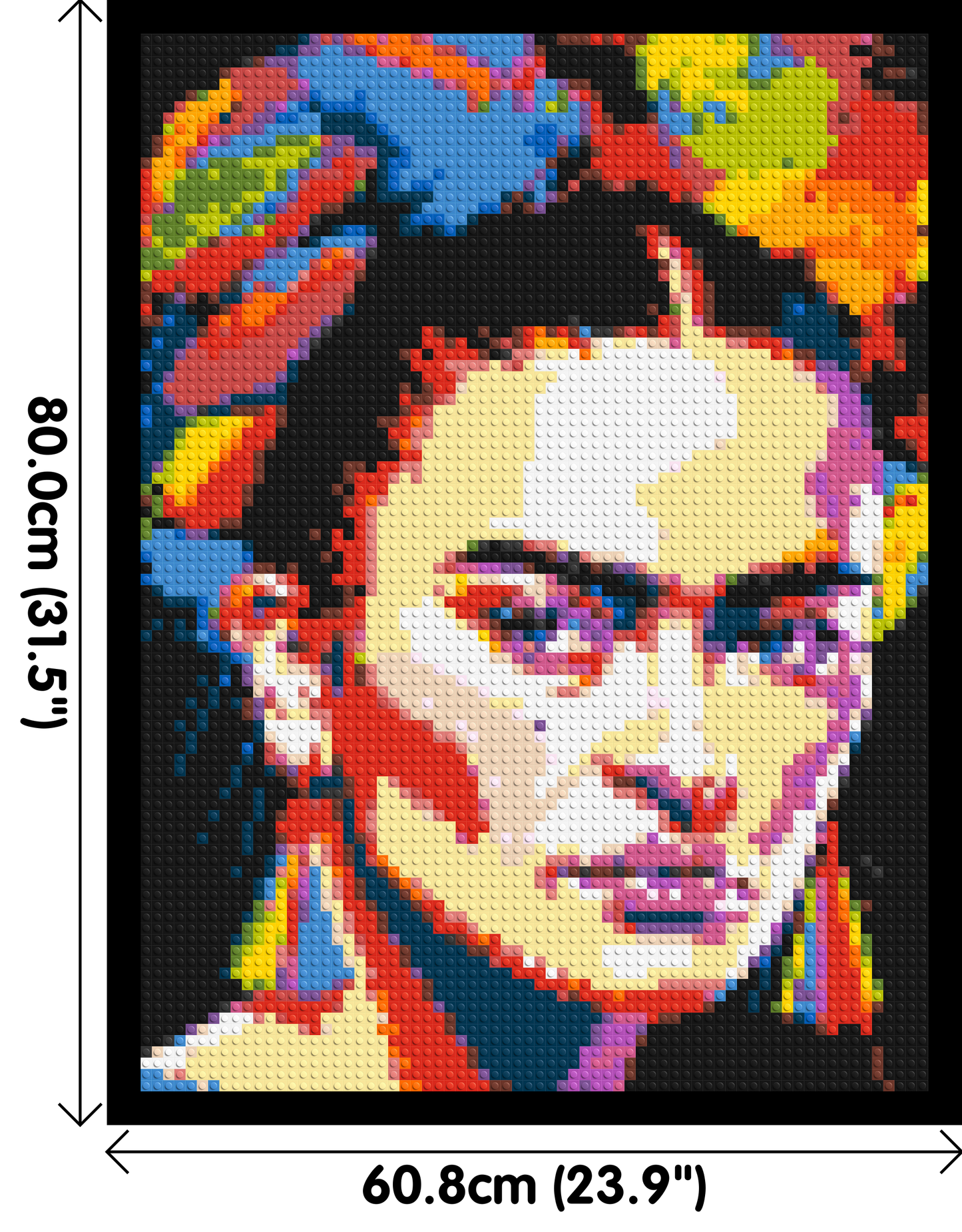 Frida Kahlo - Brick Art Mosaic Kit 3x4 large