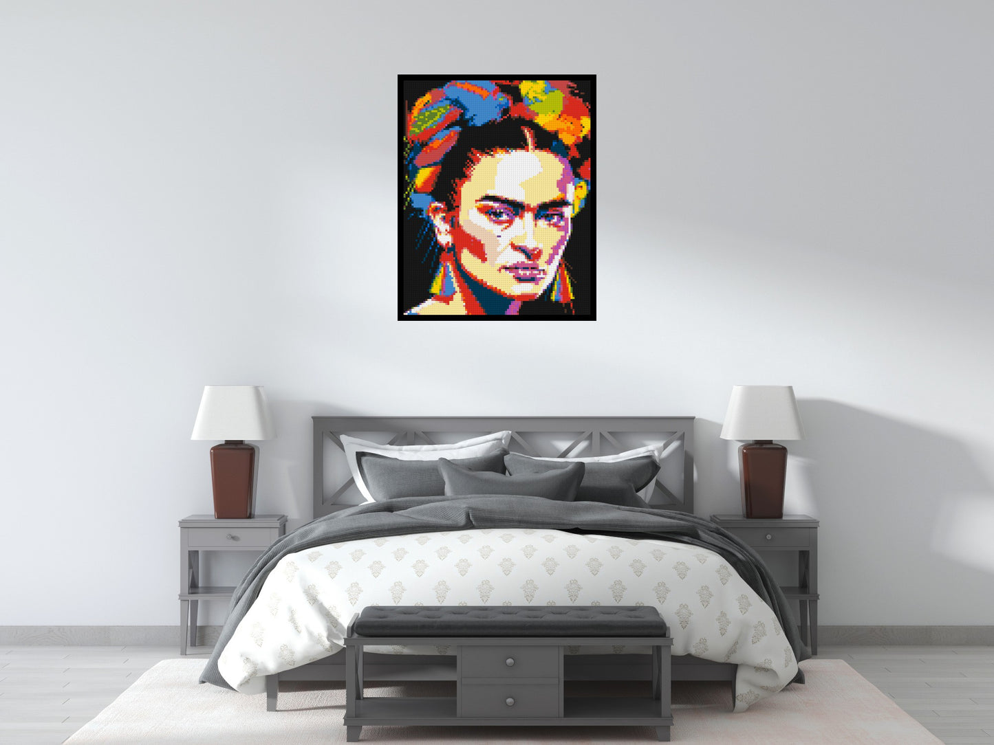 Frida Kahlo - Brick Art Mosaic Kit 4x5 large