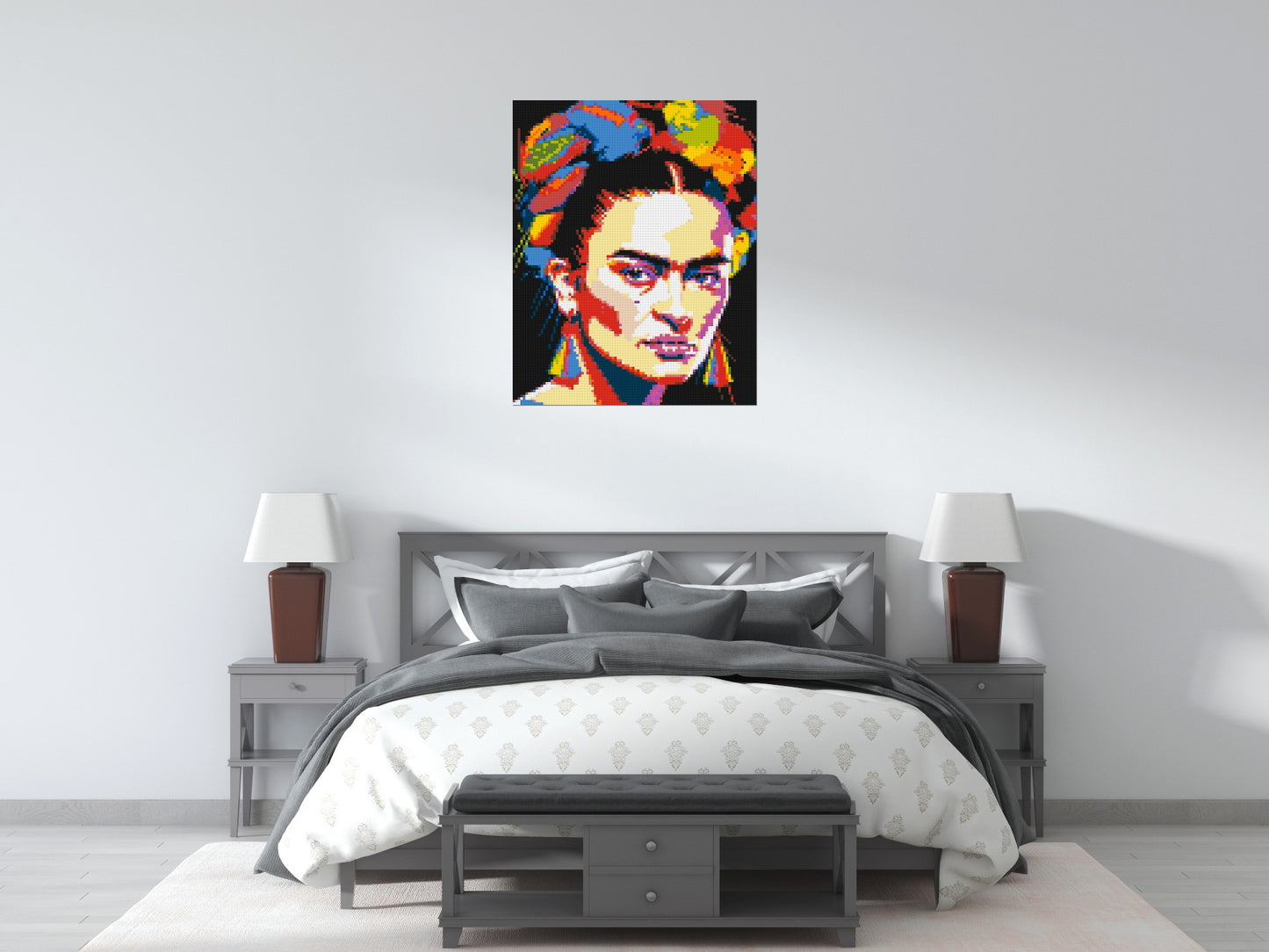 Frida Kahlo - Brick Art Mosaic Kit 4x5 large