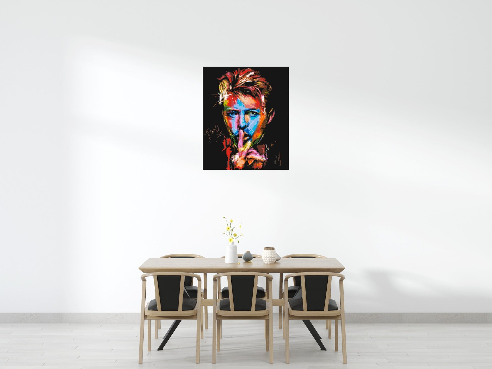 David Bowie - Brick Art Mosaic Kit 5x6 scene