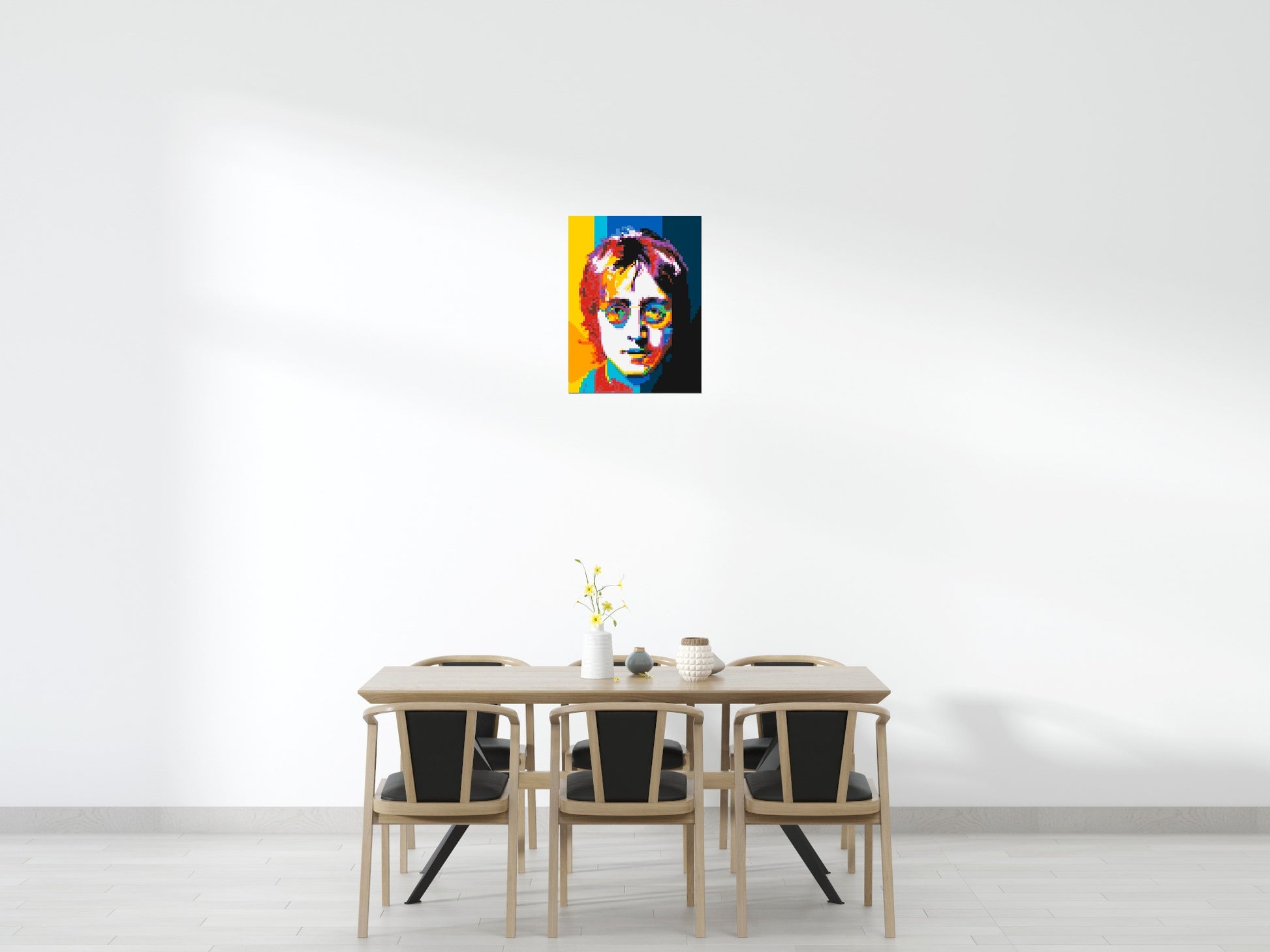 John Lennon - Brick Art Mosaic Kit 3x4 scene