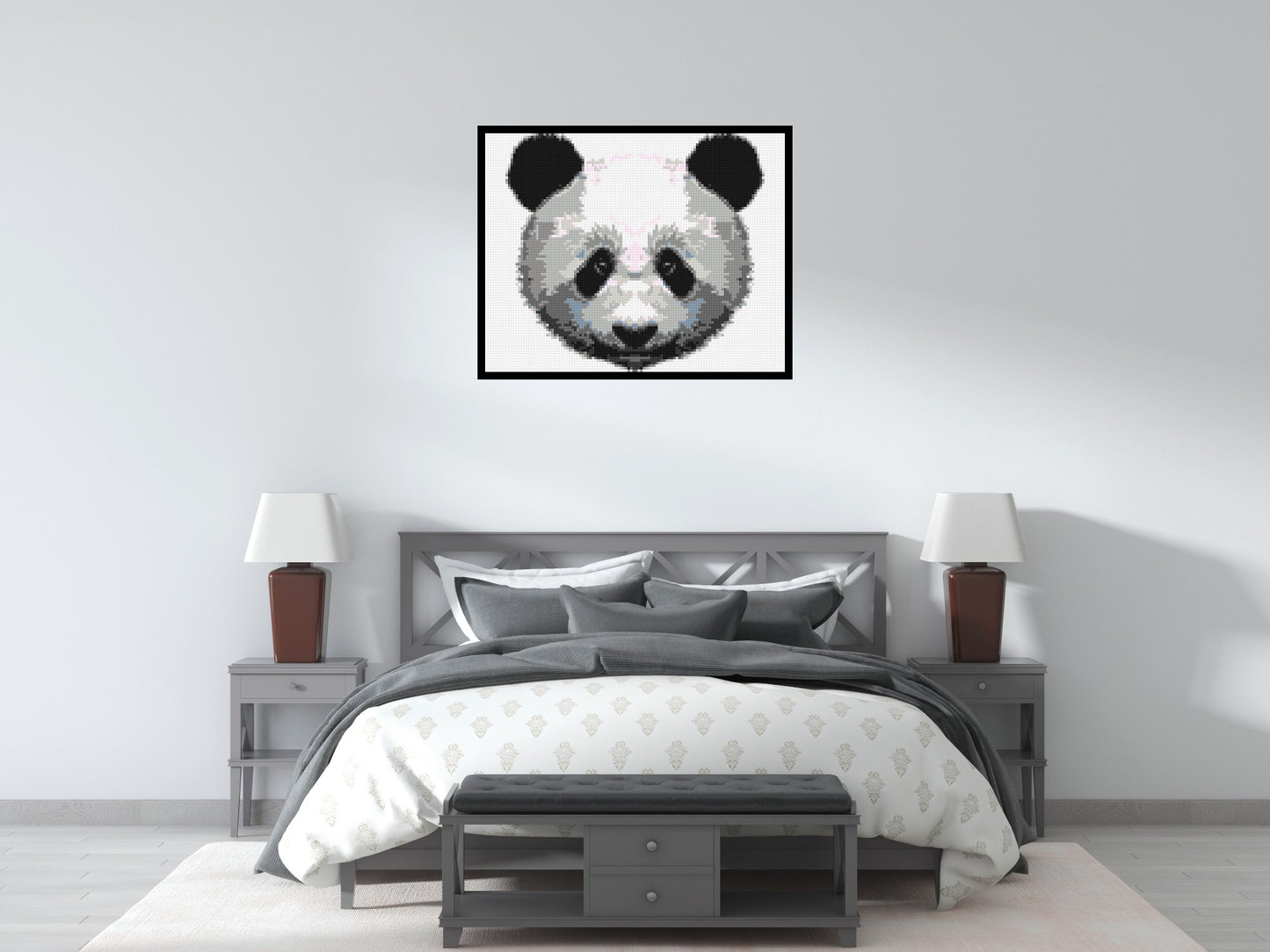 Panda - Brick Art Mosaic Kit 5x4 large