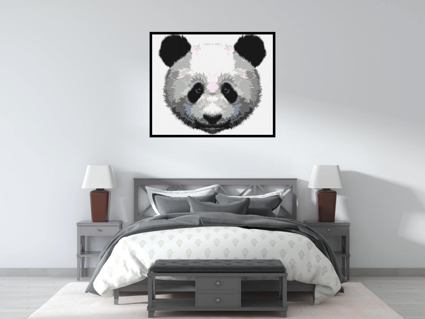 Panda - Brick Art Mosaic Kit 6x5 large
