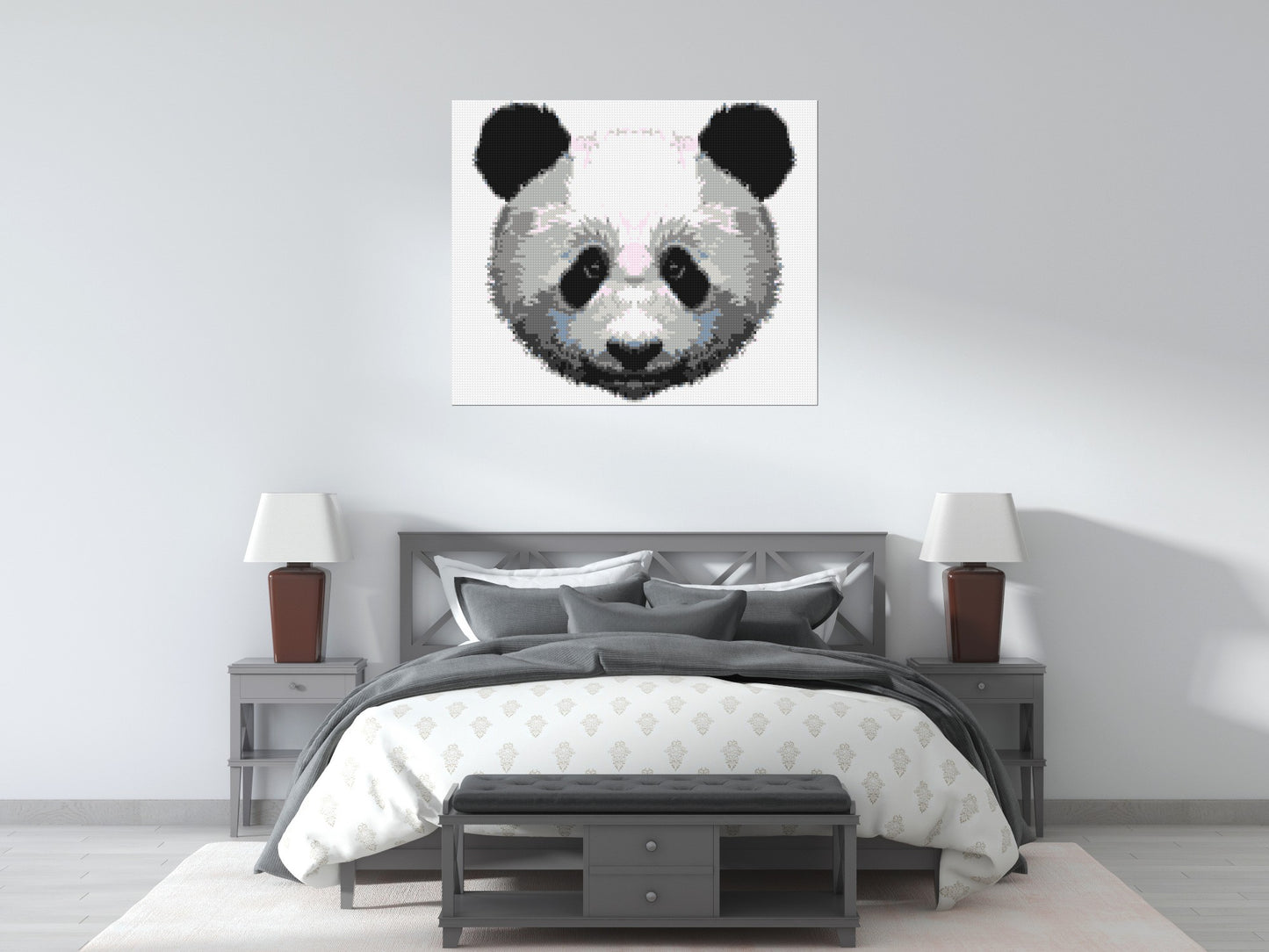 Panda - Brick Art Mosaic Kit 6x5 large