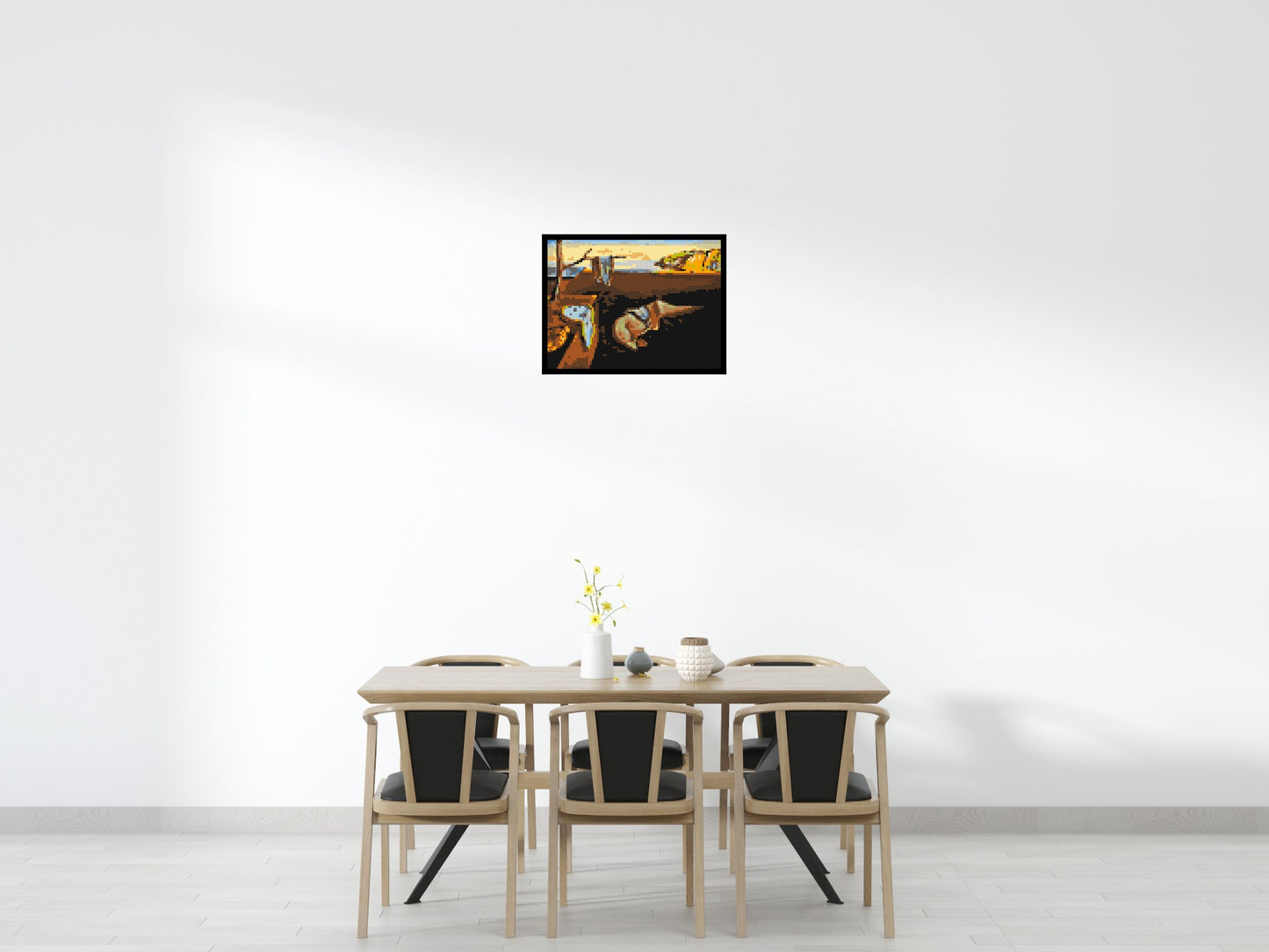 The Persistence of Memory by Salvador Dali - Brick Art Mosaic Kit 4x3 large