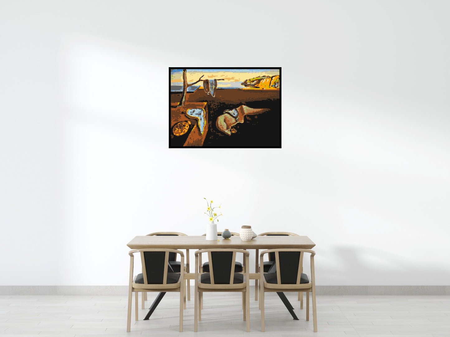 The Persistence of Memory by Salvador Dali - Brick Art Mosaic Kit 7x5 large
