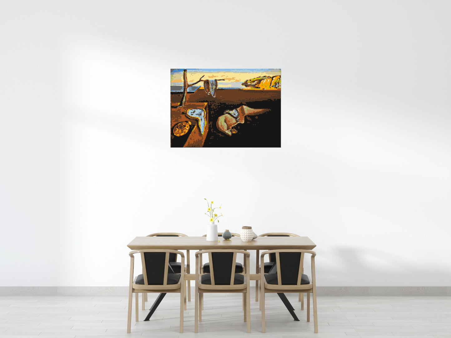 The Persistence of Memory by Salvador Dali - Brick Art Mosaic Kit 7x5 large