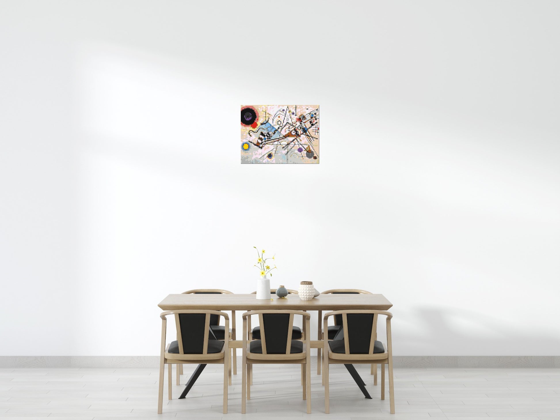 Composition VIII by Wassily Kandinsky - Brick Art Mosaic Kit 4x3 scene