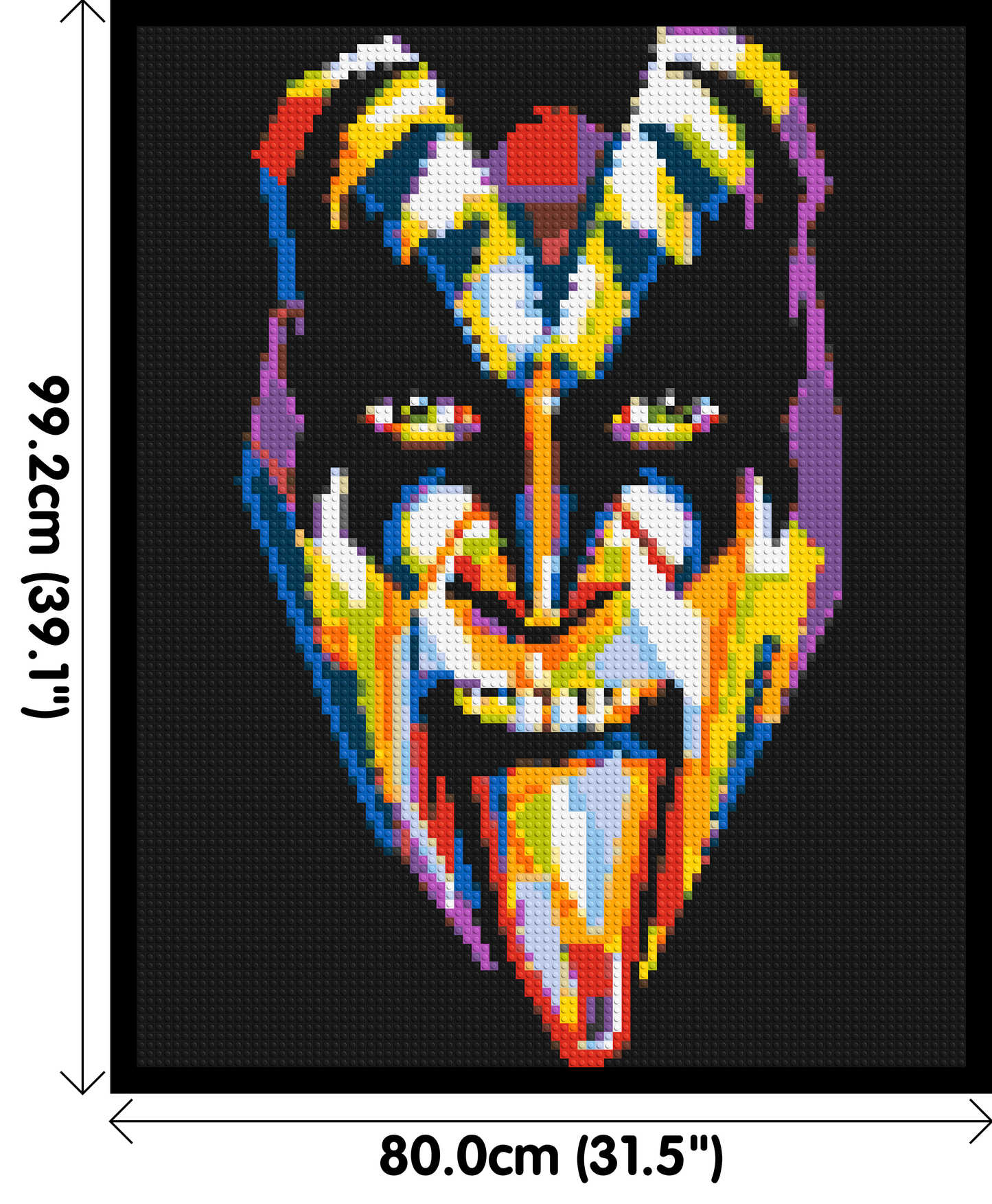 Gene Simmons - Brick Art Mosaic Kit 4x5 large