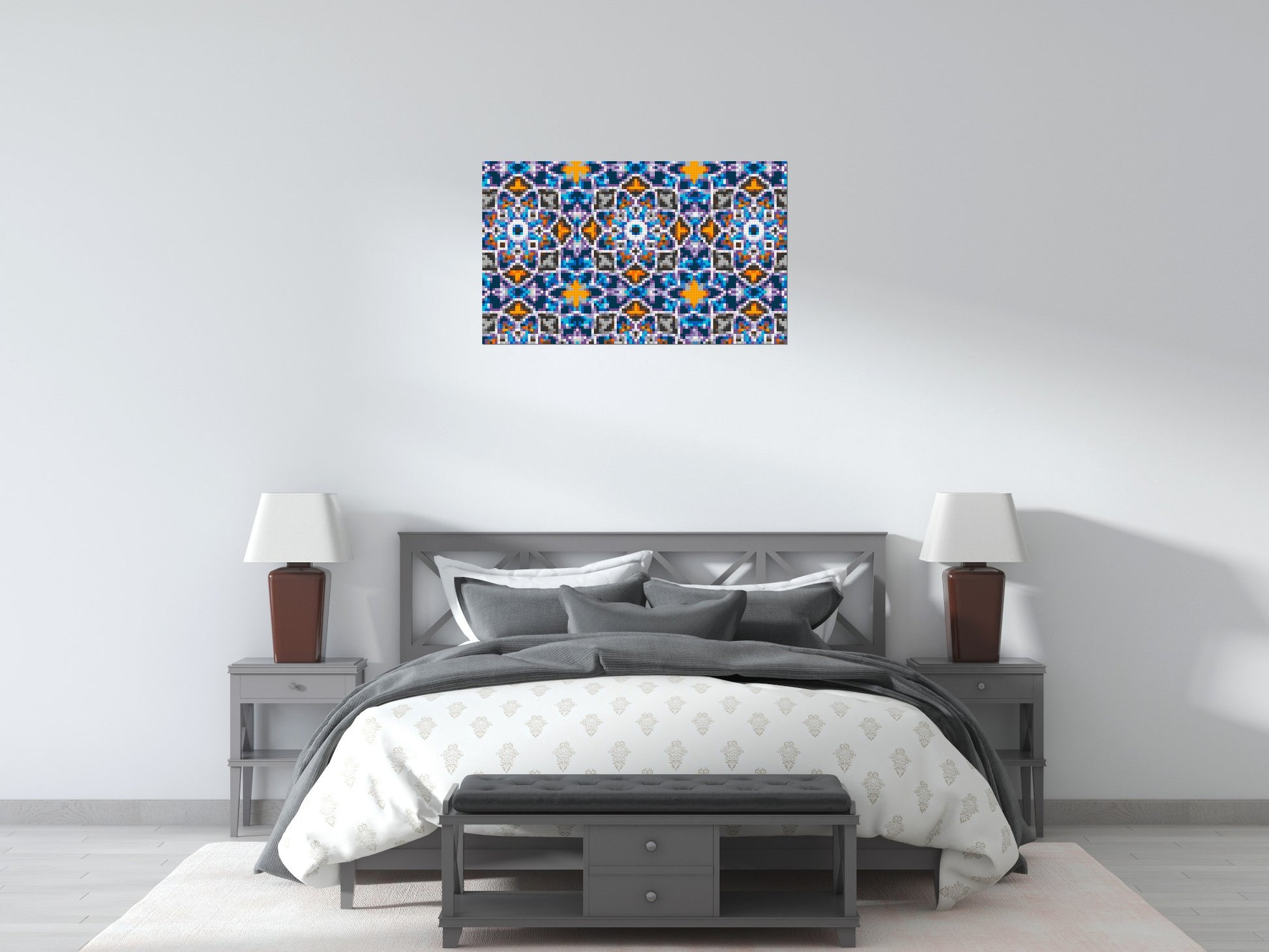 Abstract Pattern #1 - Brick Art Mosaic Kit 5x3 scene