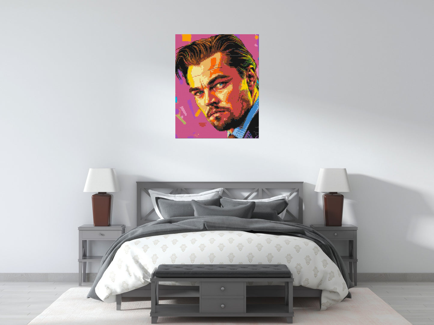 Leonardo Di Caprio - Brick Art Mosaic Kit 4x5 large