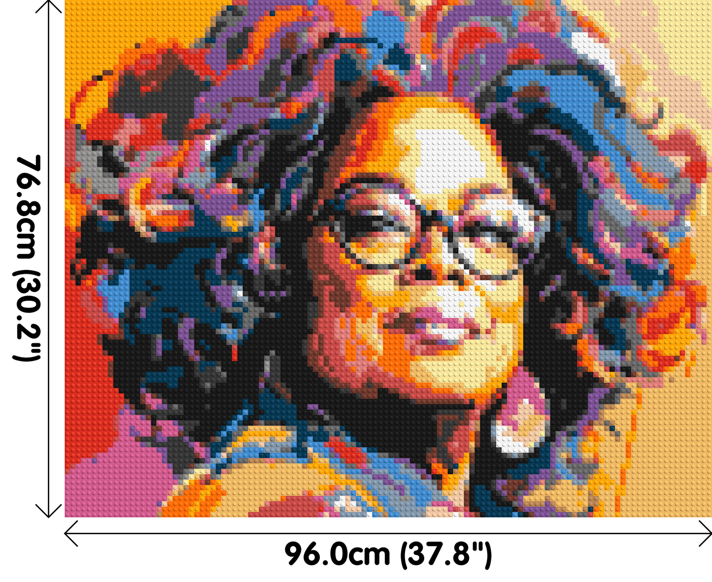 Oprah Winfrey - Brick Art Mosaic Kit 5x4 large