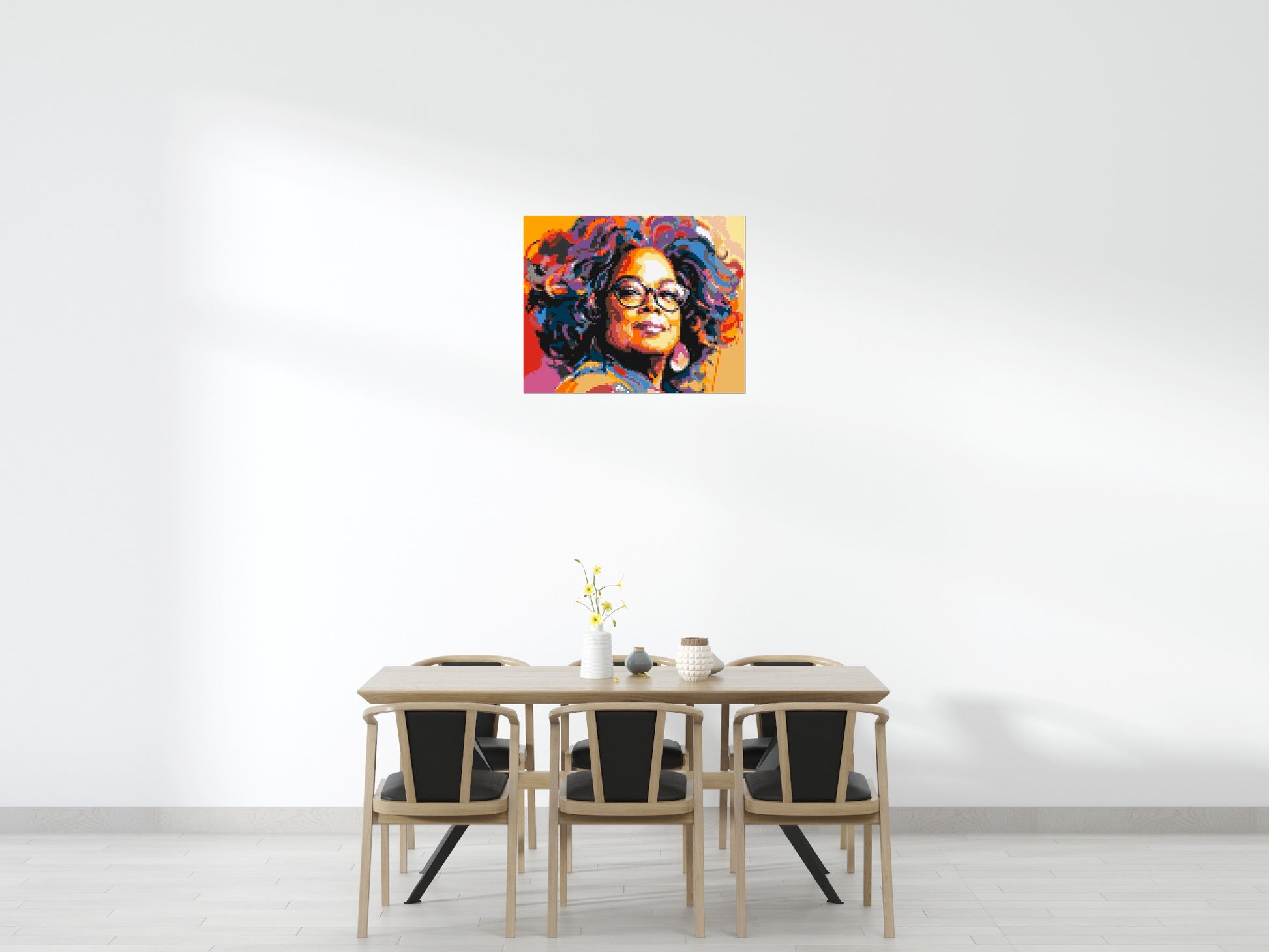Oprah Winfrey - Brick Art Mosaic Kit 5x4 scene