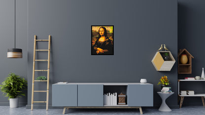 The Mona Lisa by Leonardo Da Vinci - Brick Art Mosaic Kit 3x4 large