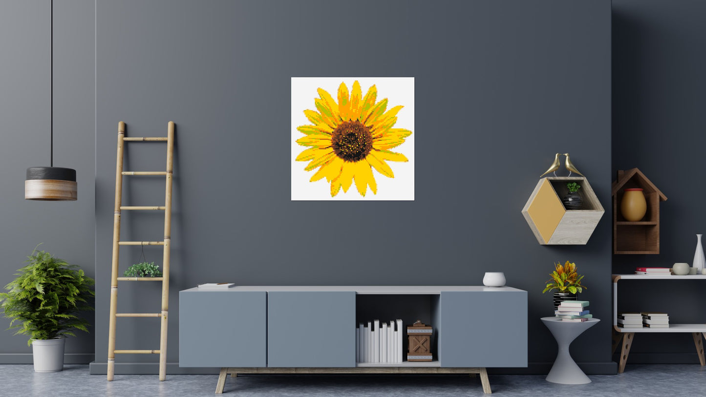 Sunflower - Brick Art Mosaic Kit 5x5 large