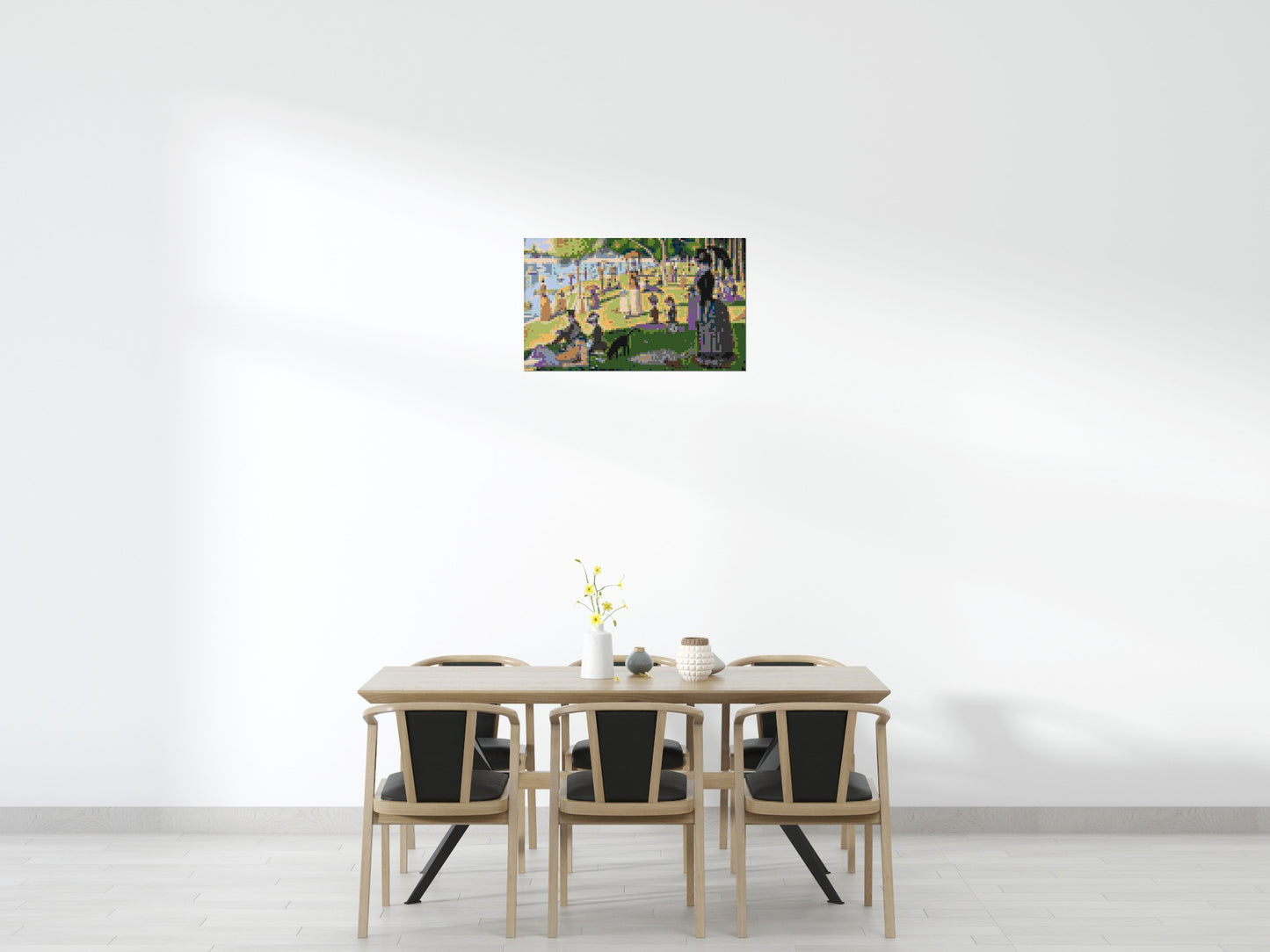 A Sunday Afternoon on the Island of La Grande Jatte By Georges Seurat - Brick Art Mosaic Kit 5x3 large