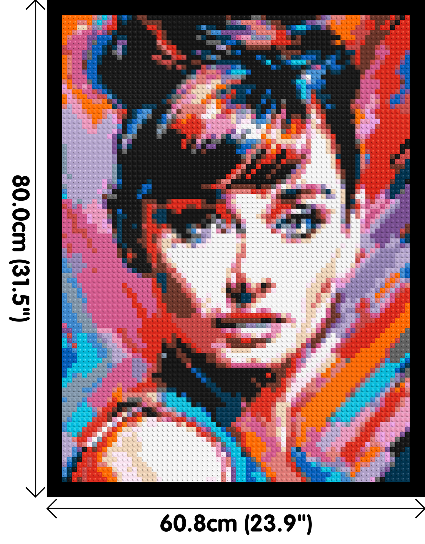Audrey Hepburn - Brick Art Mosaic Kit 3x4 large
