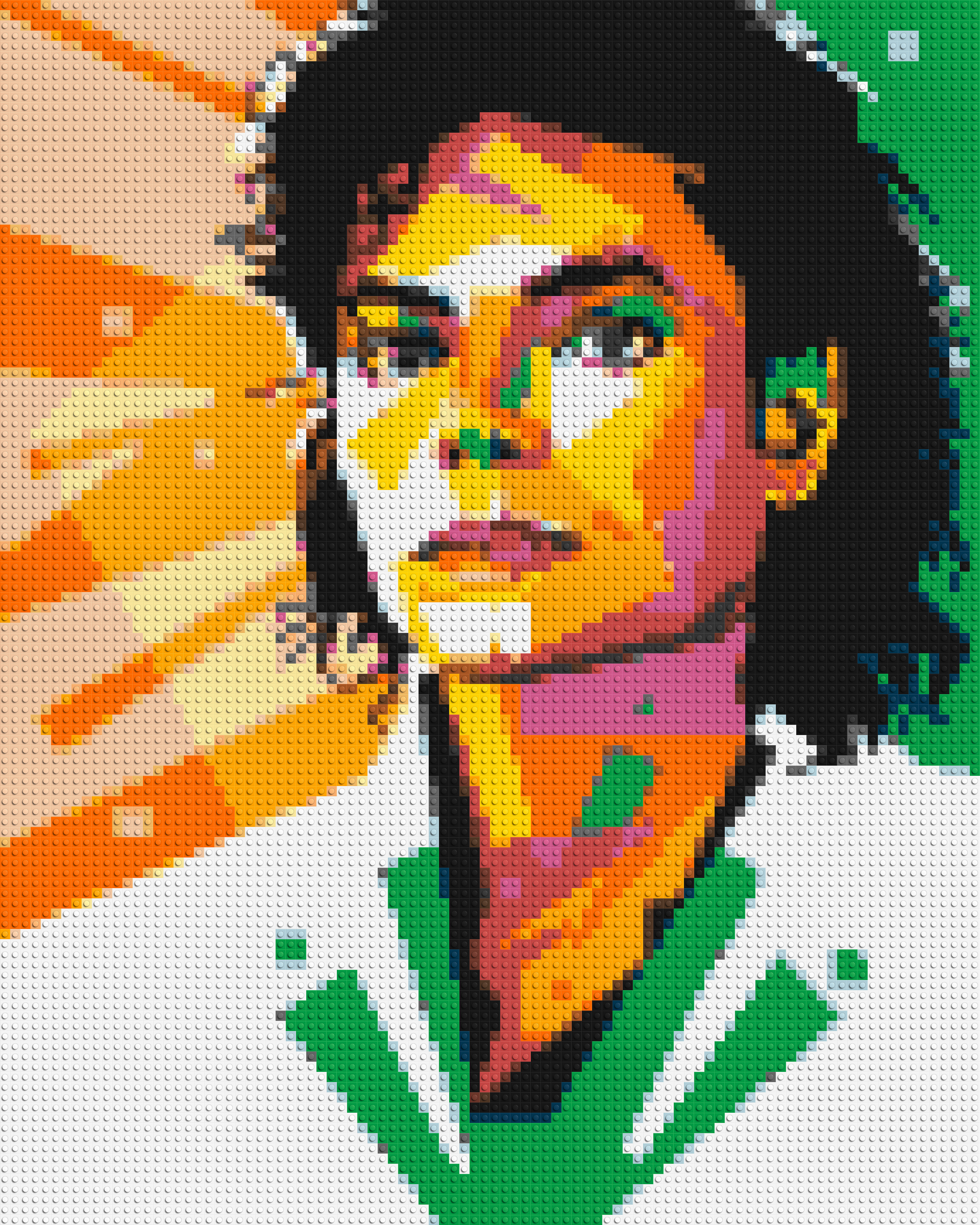 Michael Jackson - Brick Art Mosaic Kit 4x5 large