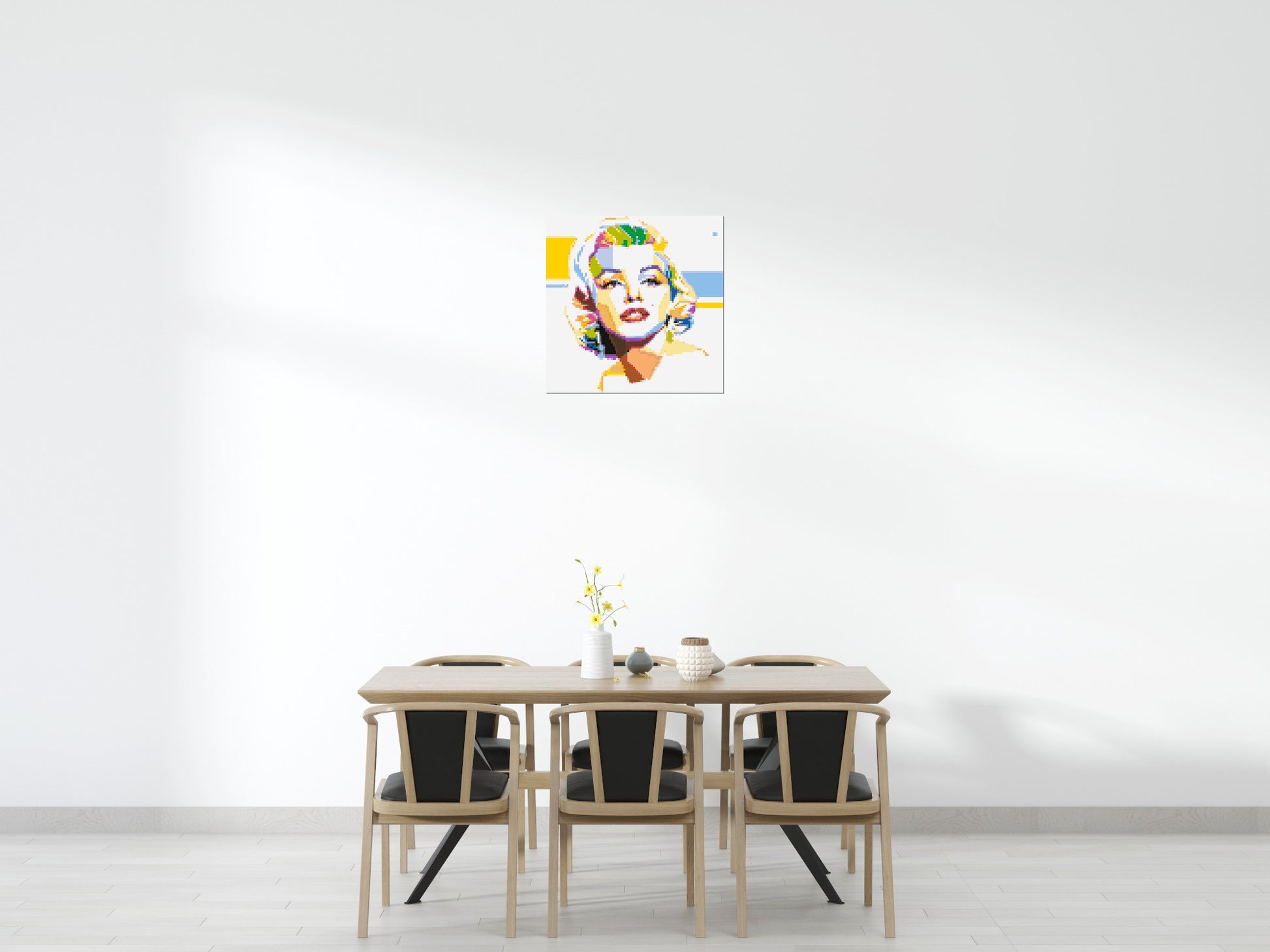 Marilyn Monroe - Brick Art Mosaic Kit 4x4 scene