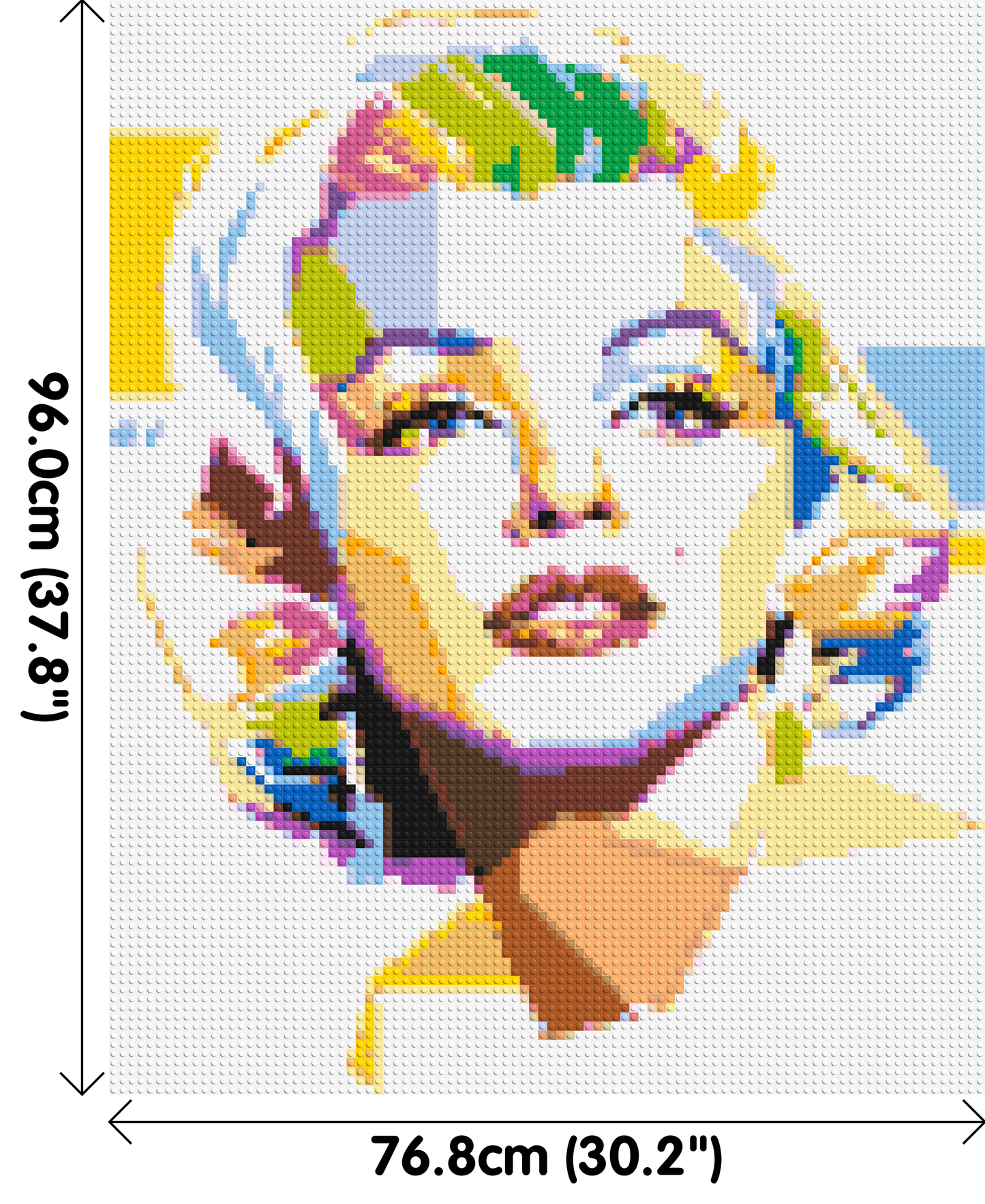 Marilyn Monroe - Brick Art Mosaic Kit 4x5 large