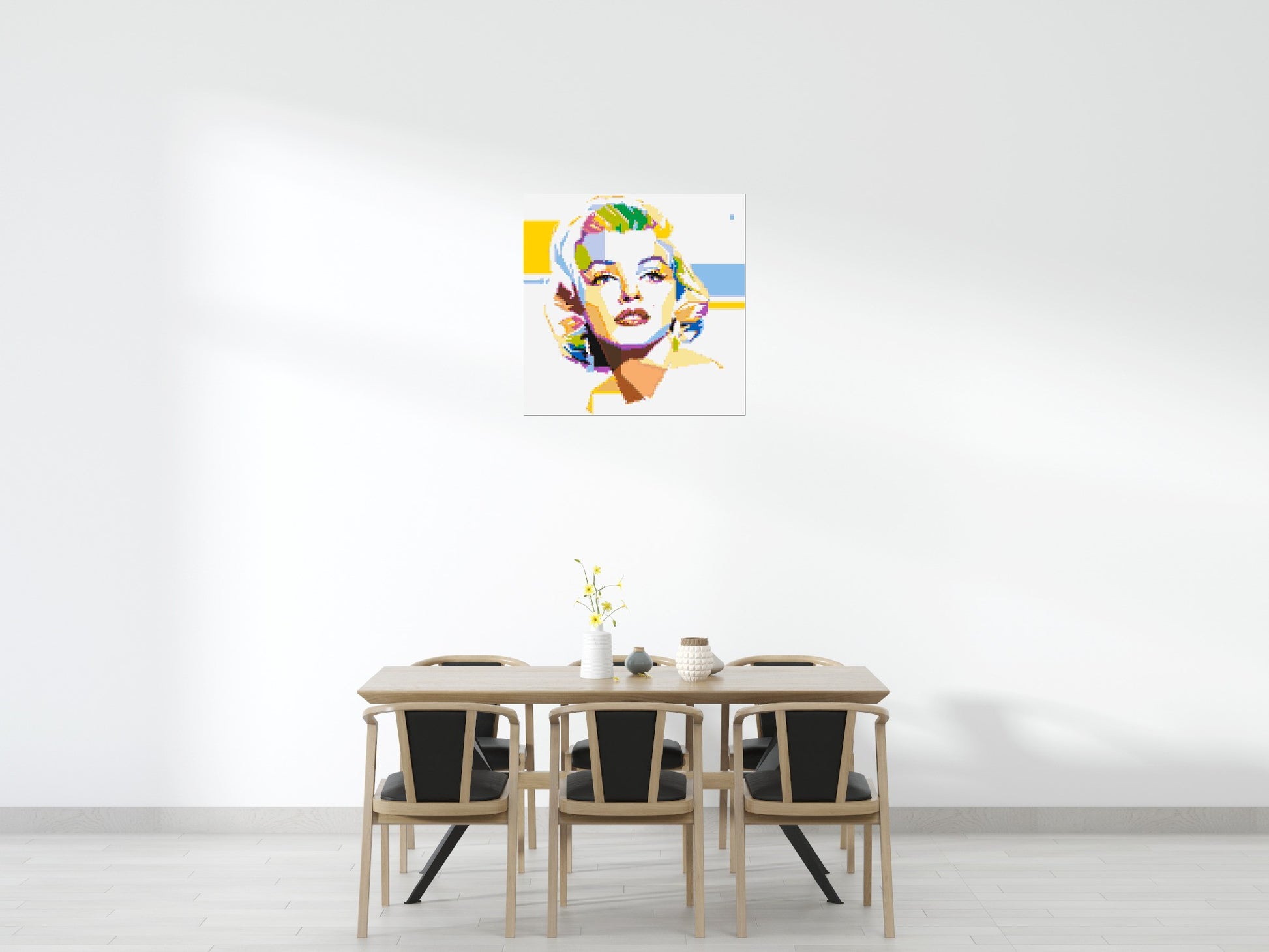 Marilyn Monroe - Brick Art Mosaic Kit 5x5 scene