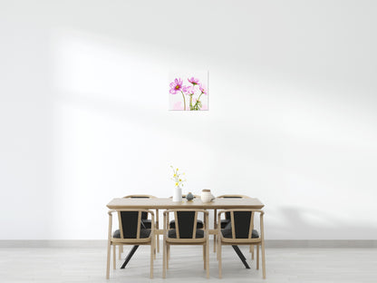 Pink Cosmea - Brick Art Mosaic Kit 3x3 large