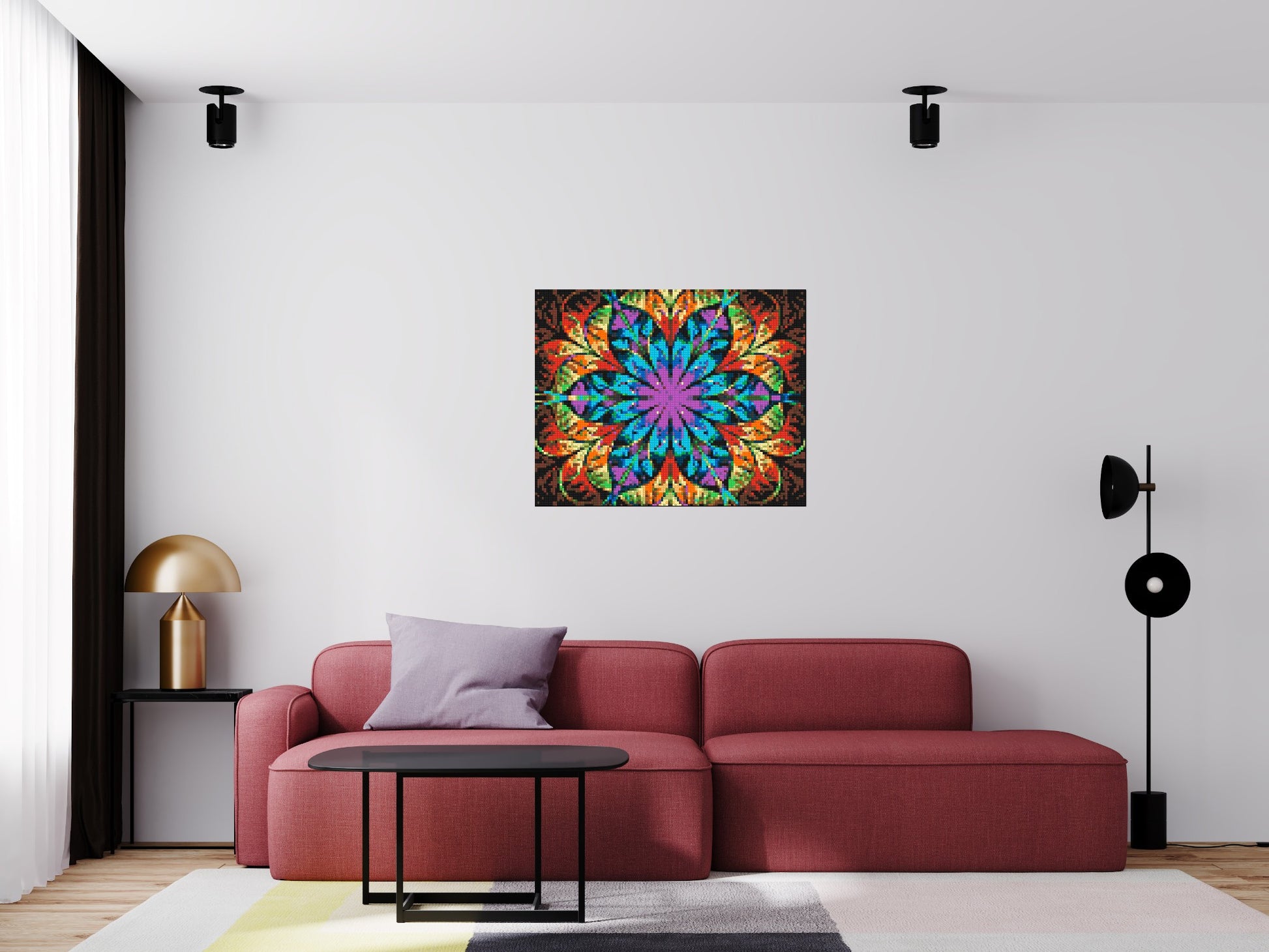 Abstract Pattern #7 - Brick Art Mosaic Kit 5x4 scene