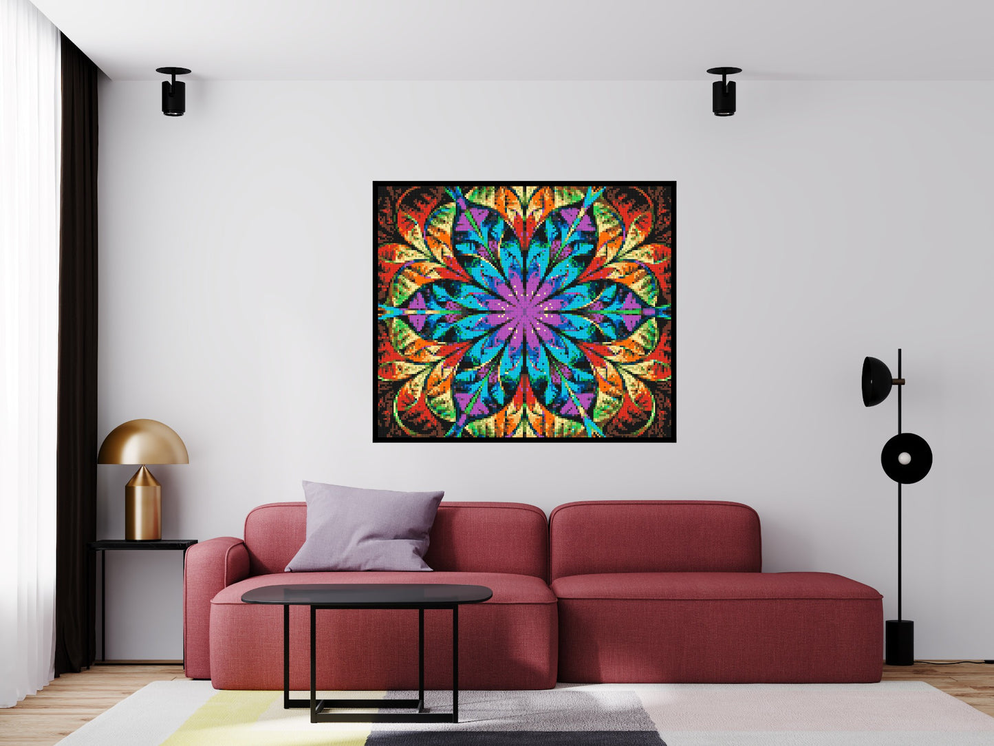 Abstract Pattern #7 - Brick Art Mosaic Kit 7x6 large