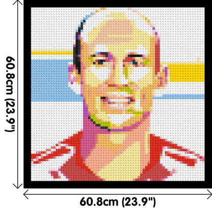 Arjen Robben - Brick Art Mosaic Kit 3x3 large