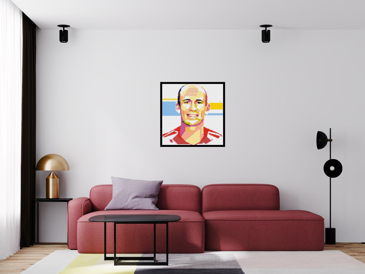 Arjen Robben - Brick Art Mosaic Kit 4x4 large