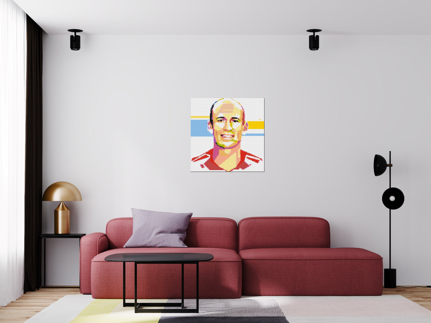 Arjen Robben - Brick Art Mosaic Kit 4x4 large