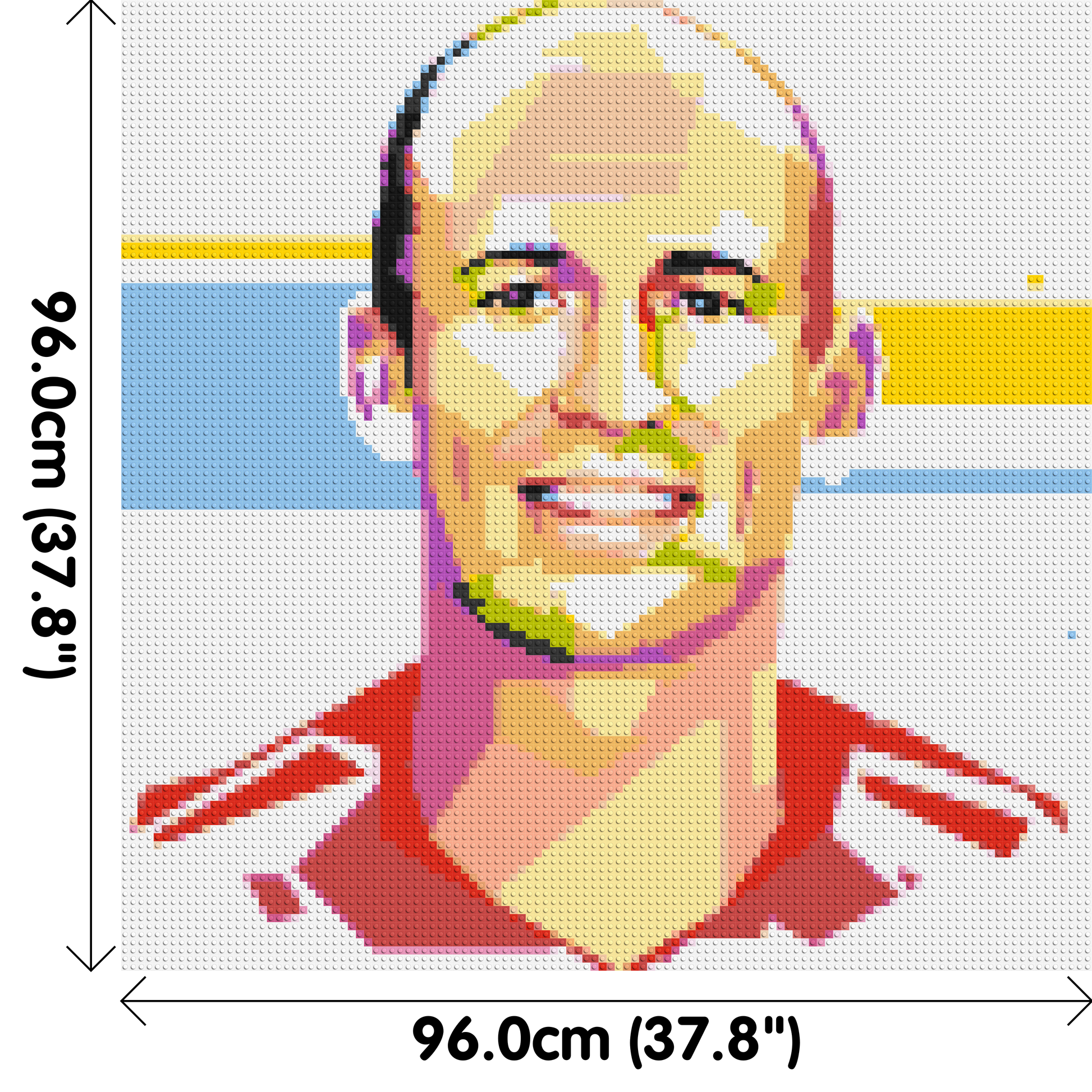 Arjen Robben - Brick Art Mosaic Kit 5x5 dimensions