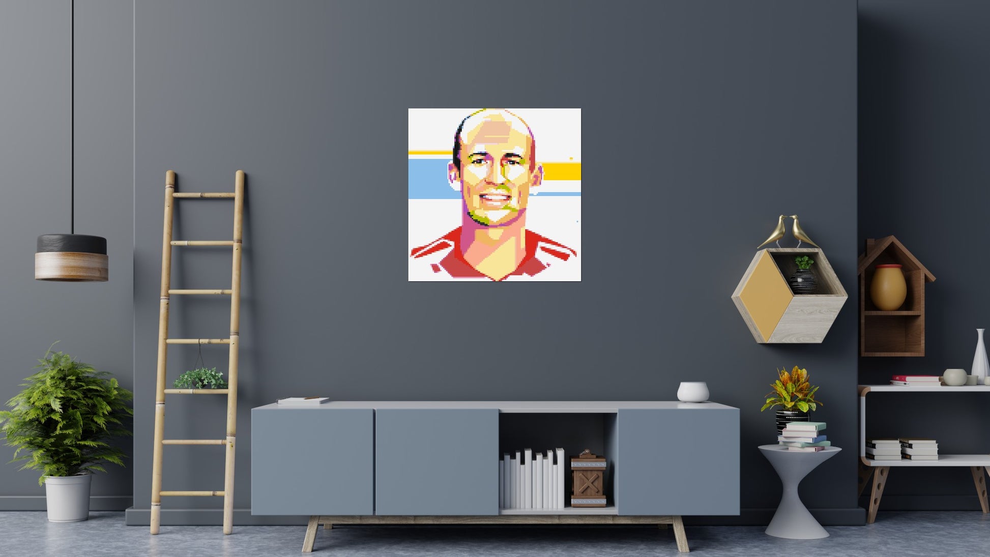 Arjen Robben - Brick Art Mosaic Kit 5x5 scene