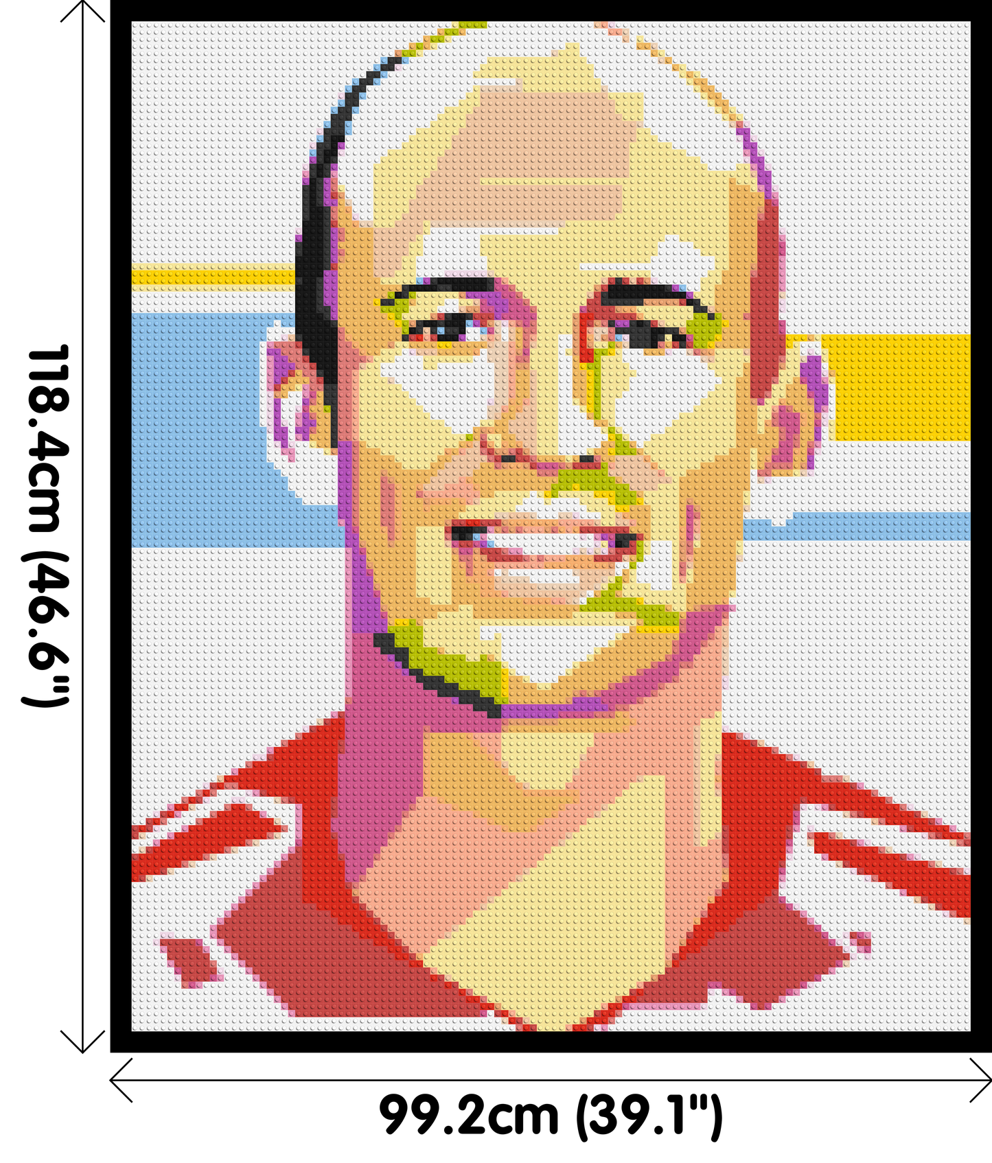 Arjen Robben - Brick Art Mosaic Kit 5x6 large