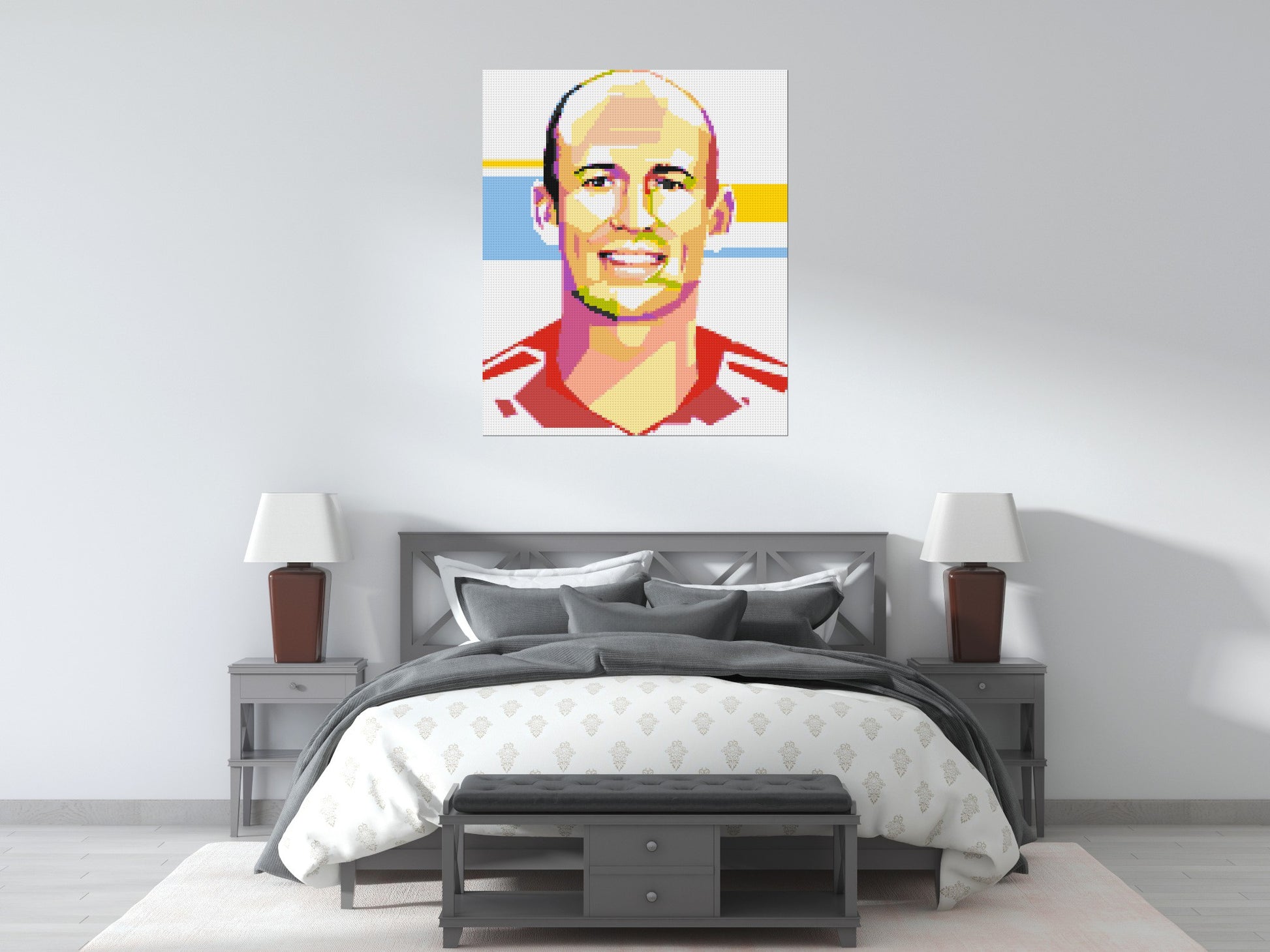 Arjen Robben - Brick Art Mosaic Kit 5x6 scene