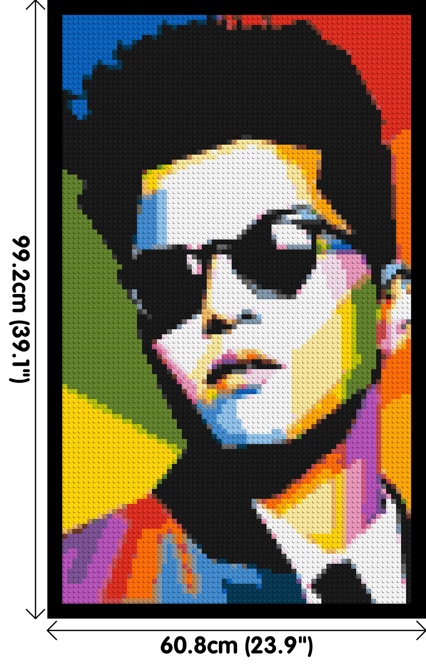 Bruno Mars - Brick Art Mosaic Kit 3x5 large