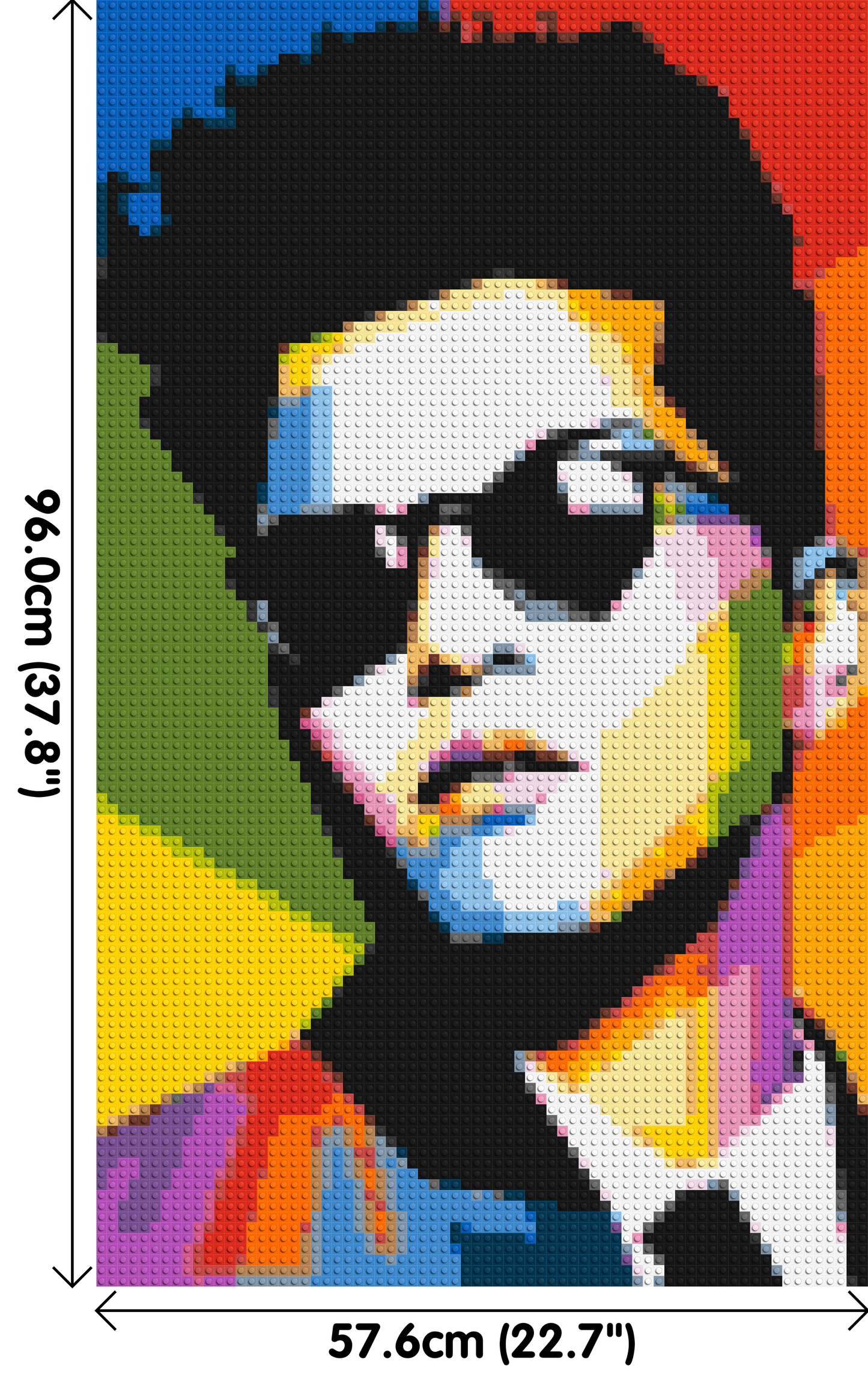 Bruno Mars - Brick Art Mosaic Kit 3x5 large