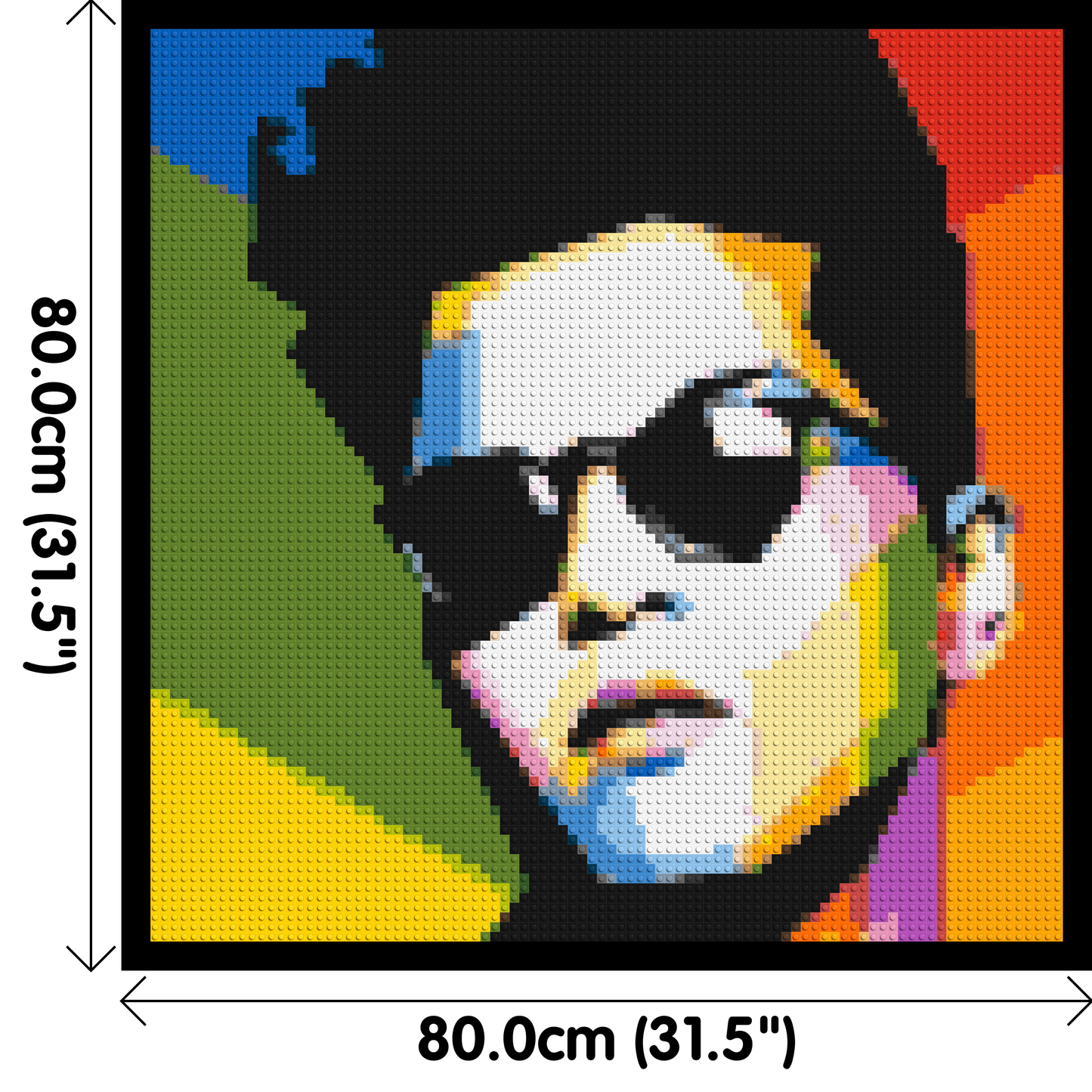 Bruno Mars - Brick Art Mosaic Kit 4x4 large