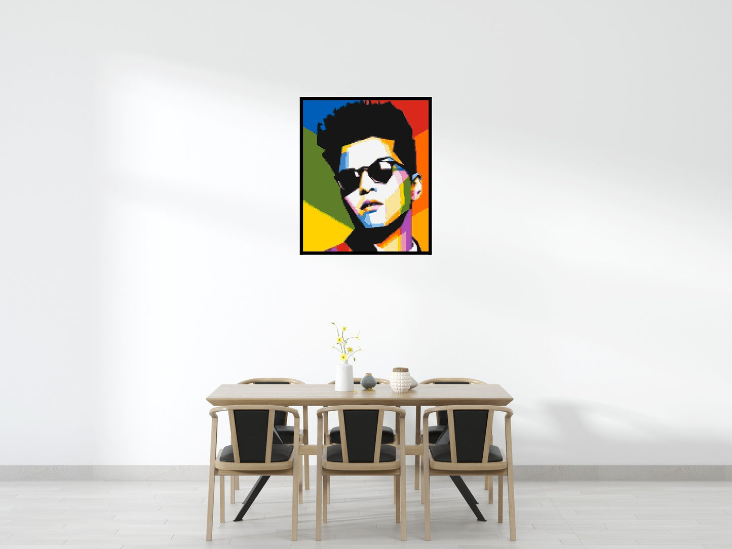 Bruno Mars - Brick Art Mosaic Kit 5x6 large