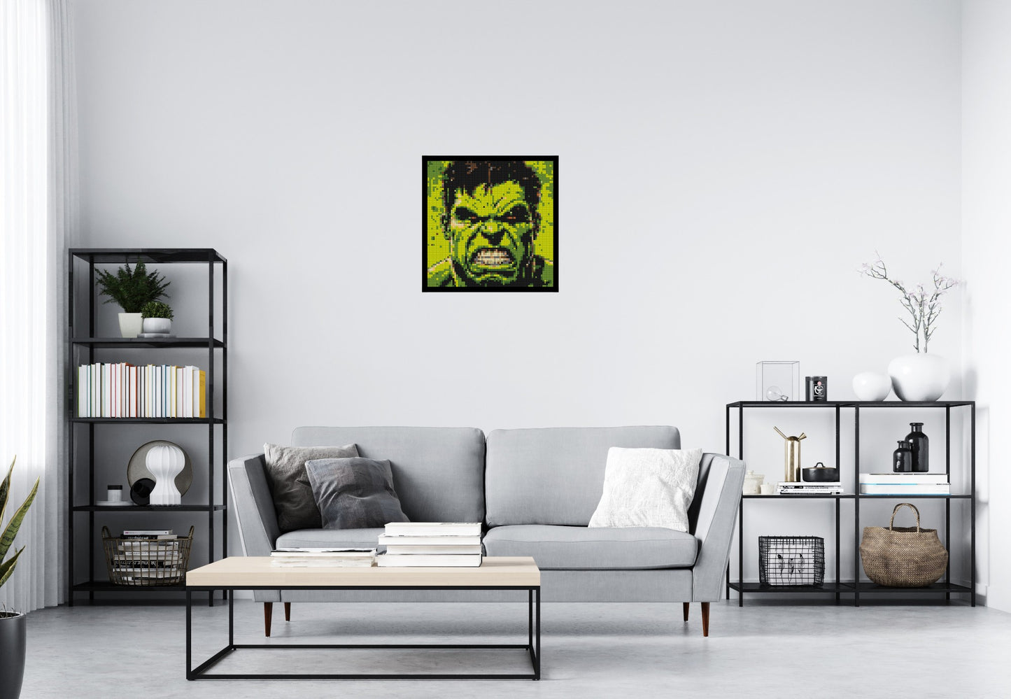 The Hulk - Brick Art Mosaic Kit 3x3 large