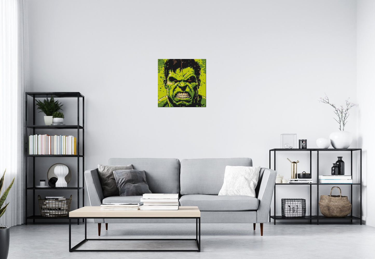 The Hulk - Brick Art Mosaic Kit 3x3 large
