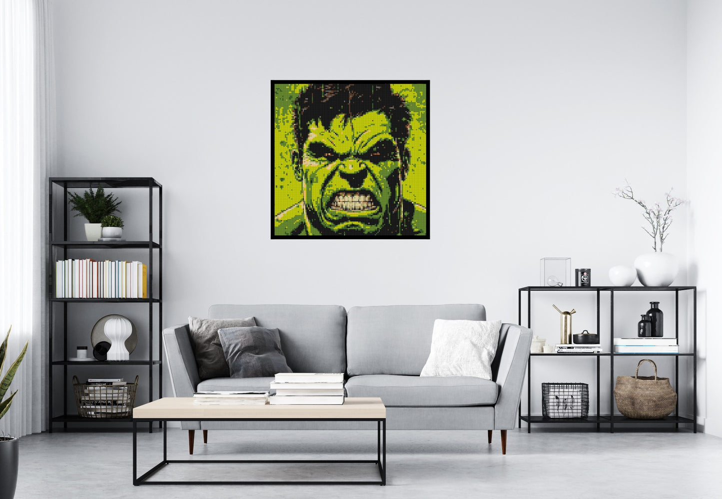 The Hulk - Brick Art Mosaic Kit 5x5 large