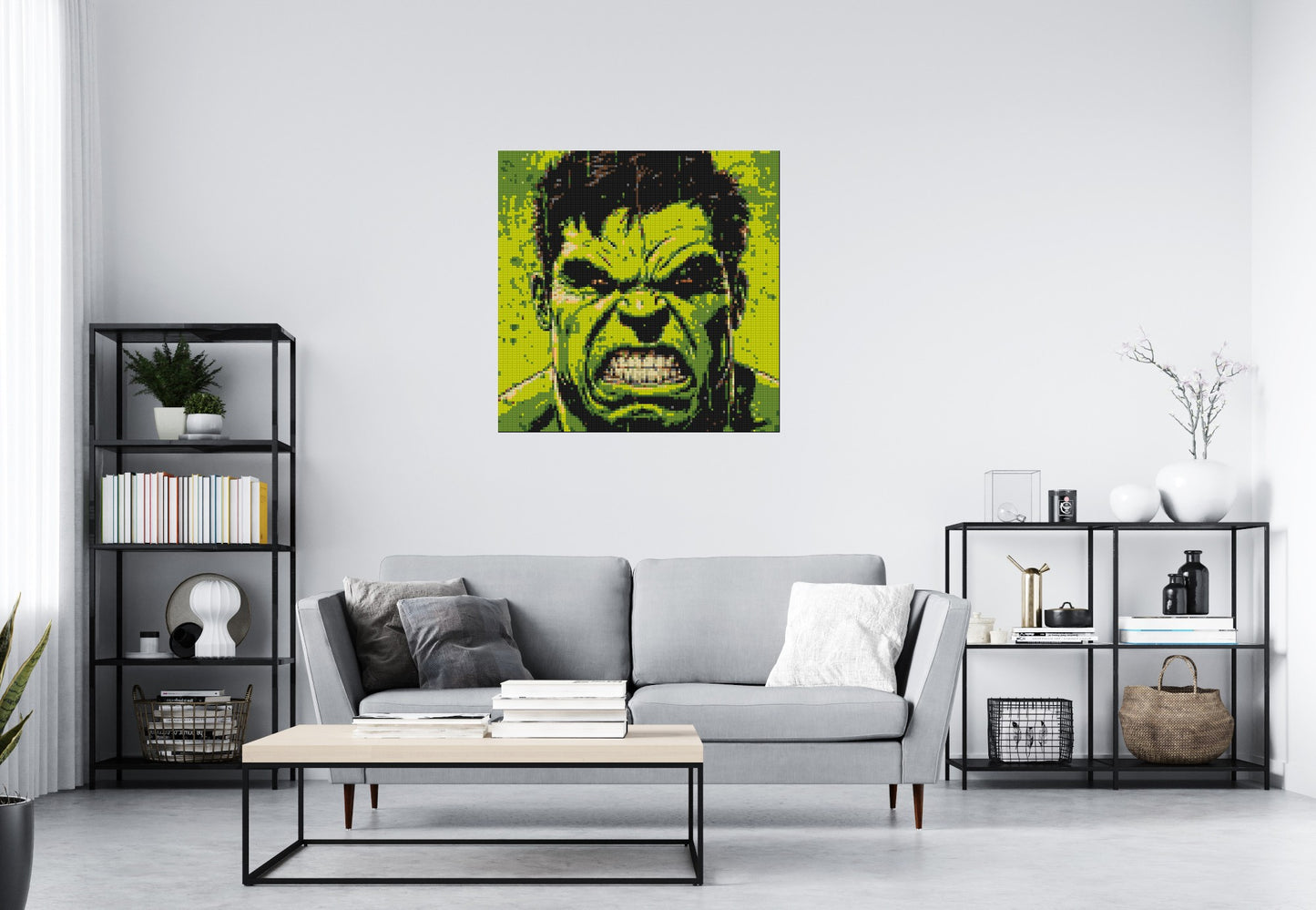 The Hulk - Brick Art Mosaic Kit 5x5 large