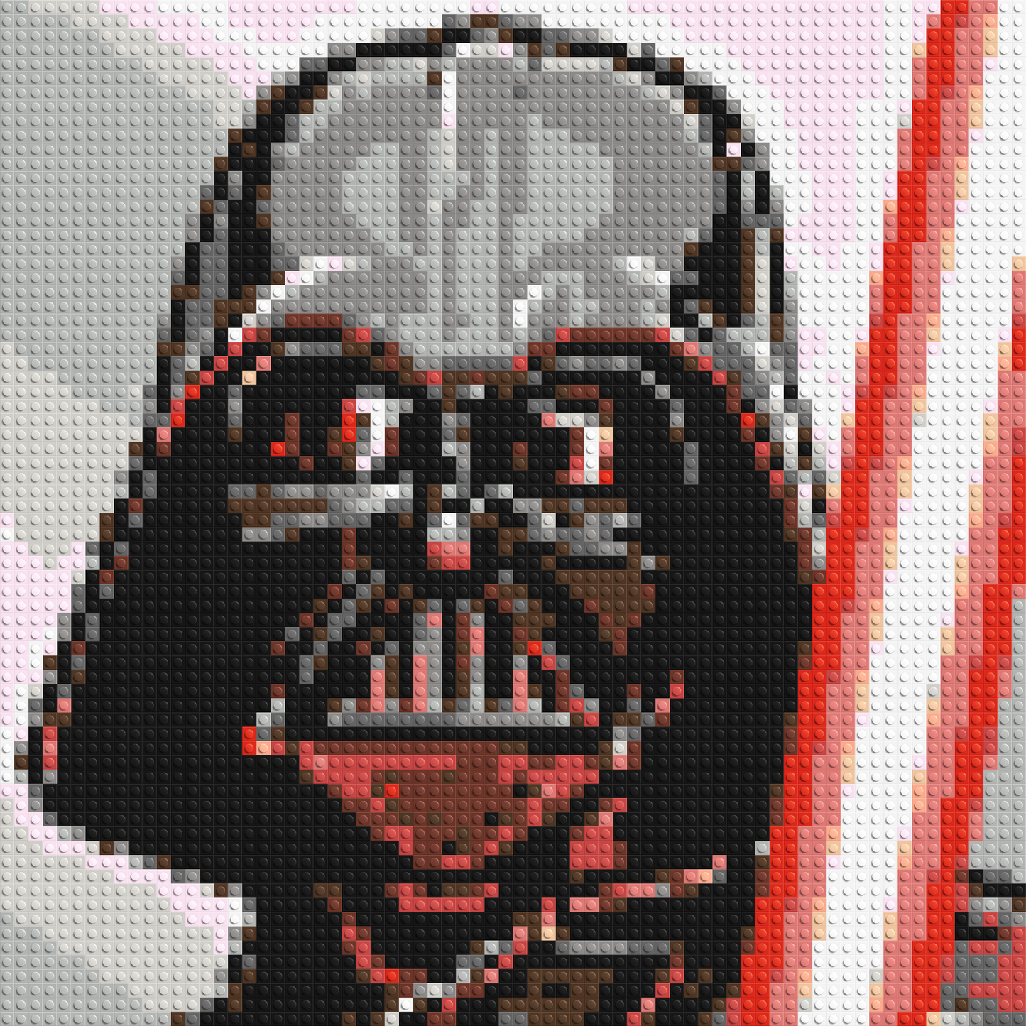 Darth Vader - Brick Art Mosaic Kit 3x3 large