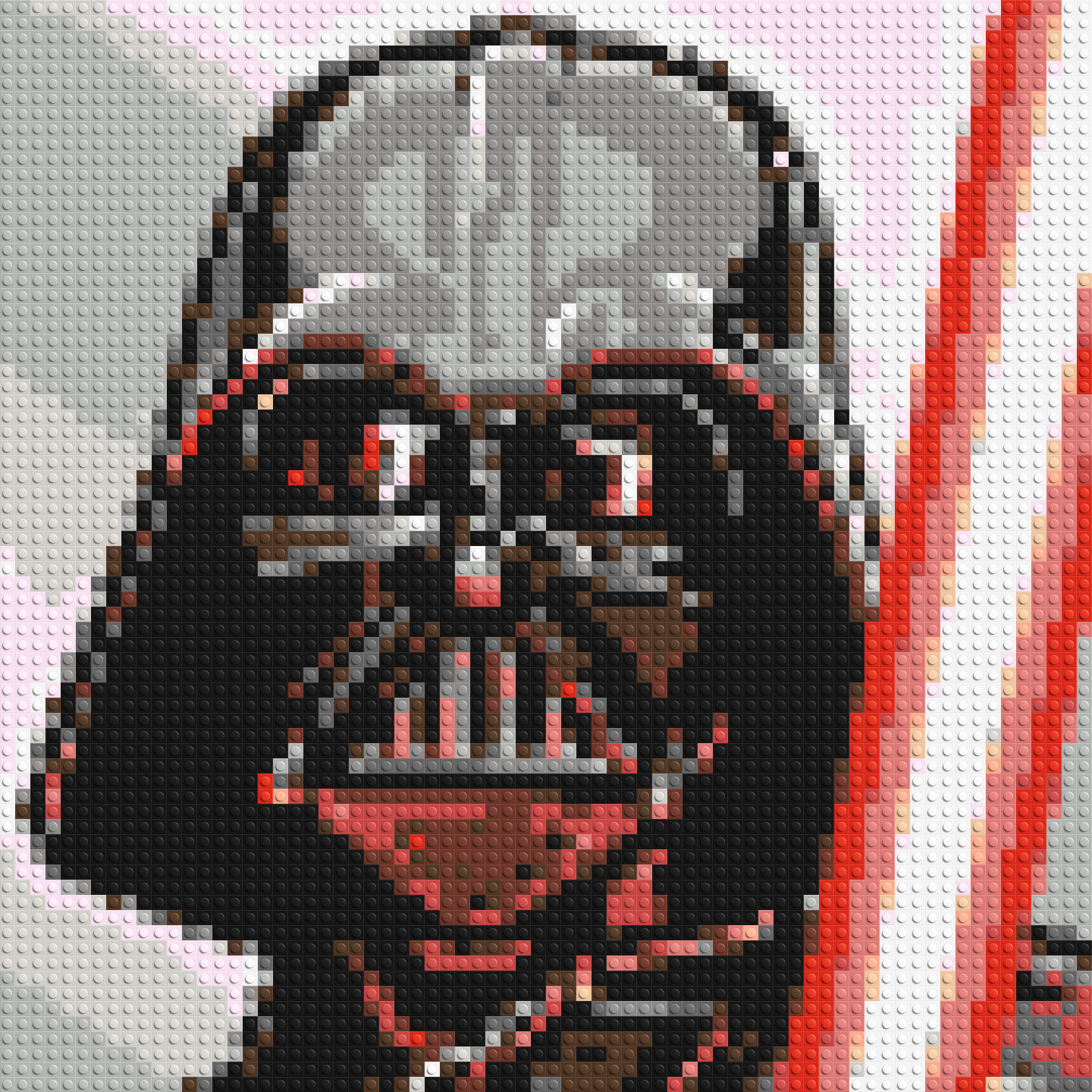 Darth Vader - Brick Art Mosaic Kit 3x3 large