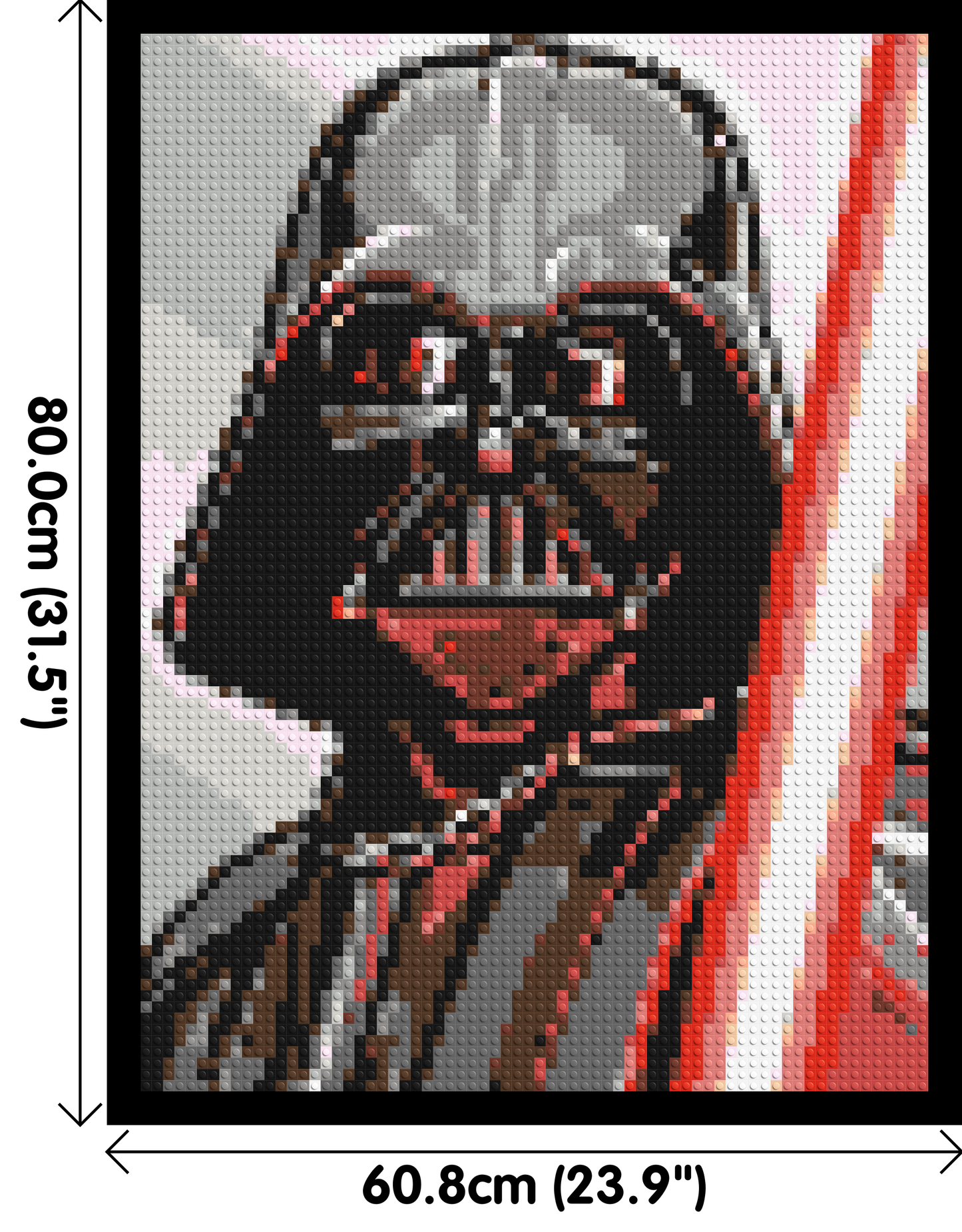 Darth Vader - Brick Art Mosaic Kit 3x4 large